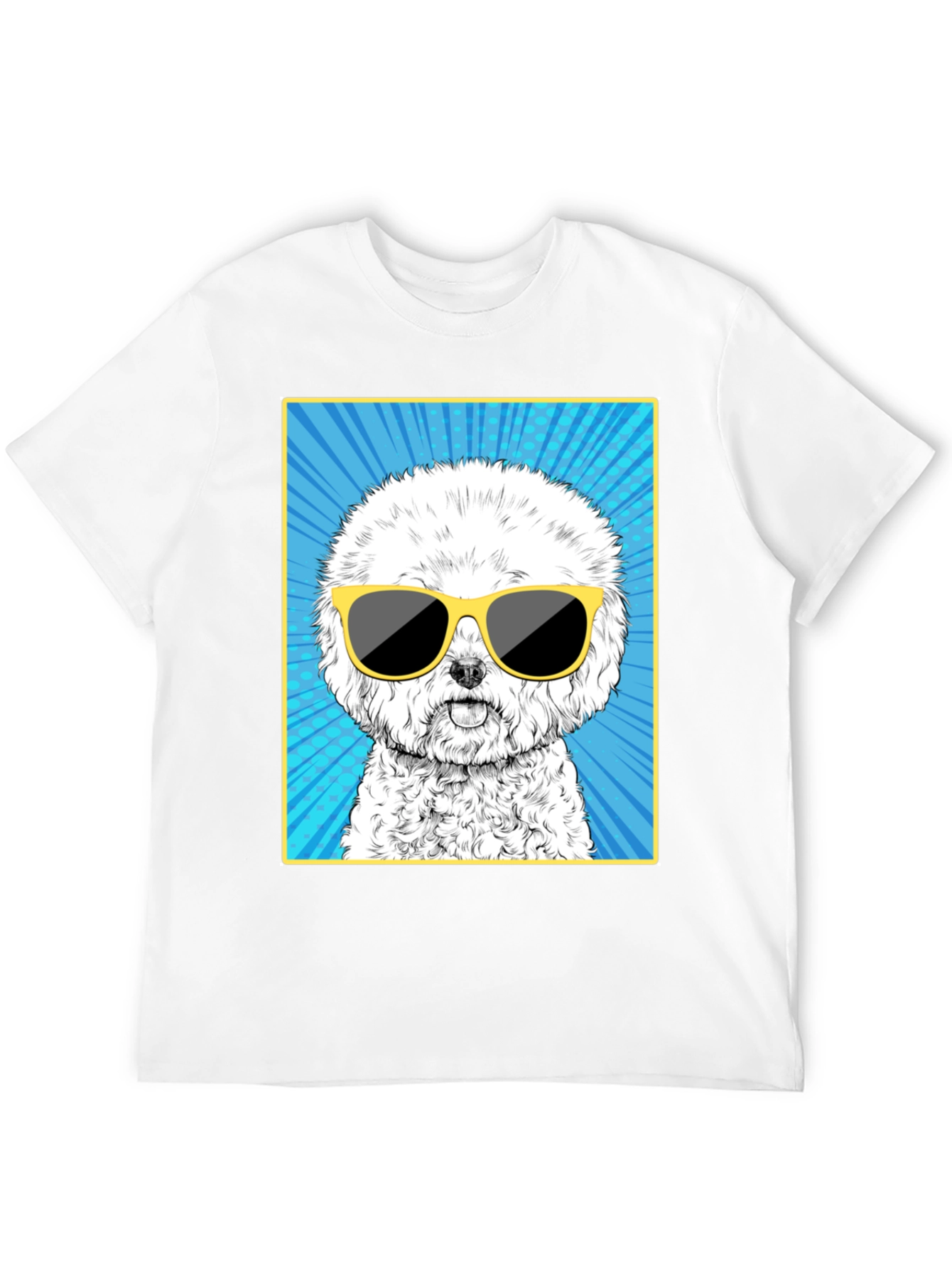 Cool Dog Graphic Tee - Unisex Cotton T-Shirt