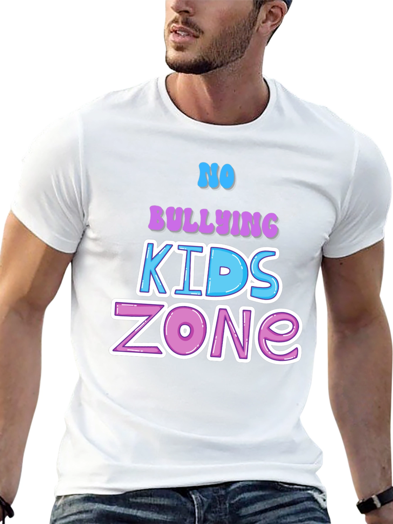 No Bullying Kids Zone Graphic Tee