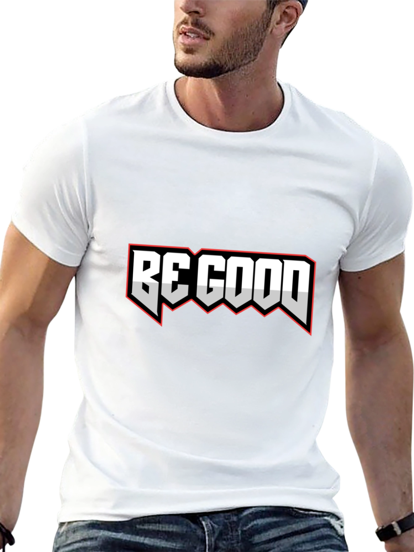 Be Good Graphic Tee - Stylish Black T-Shirt