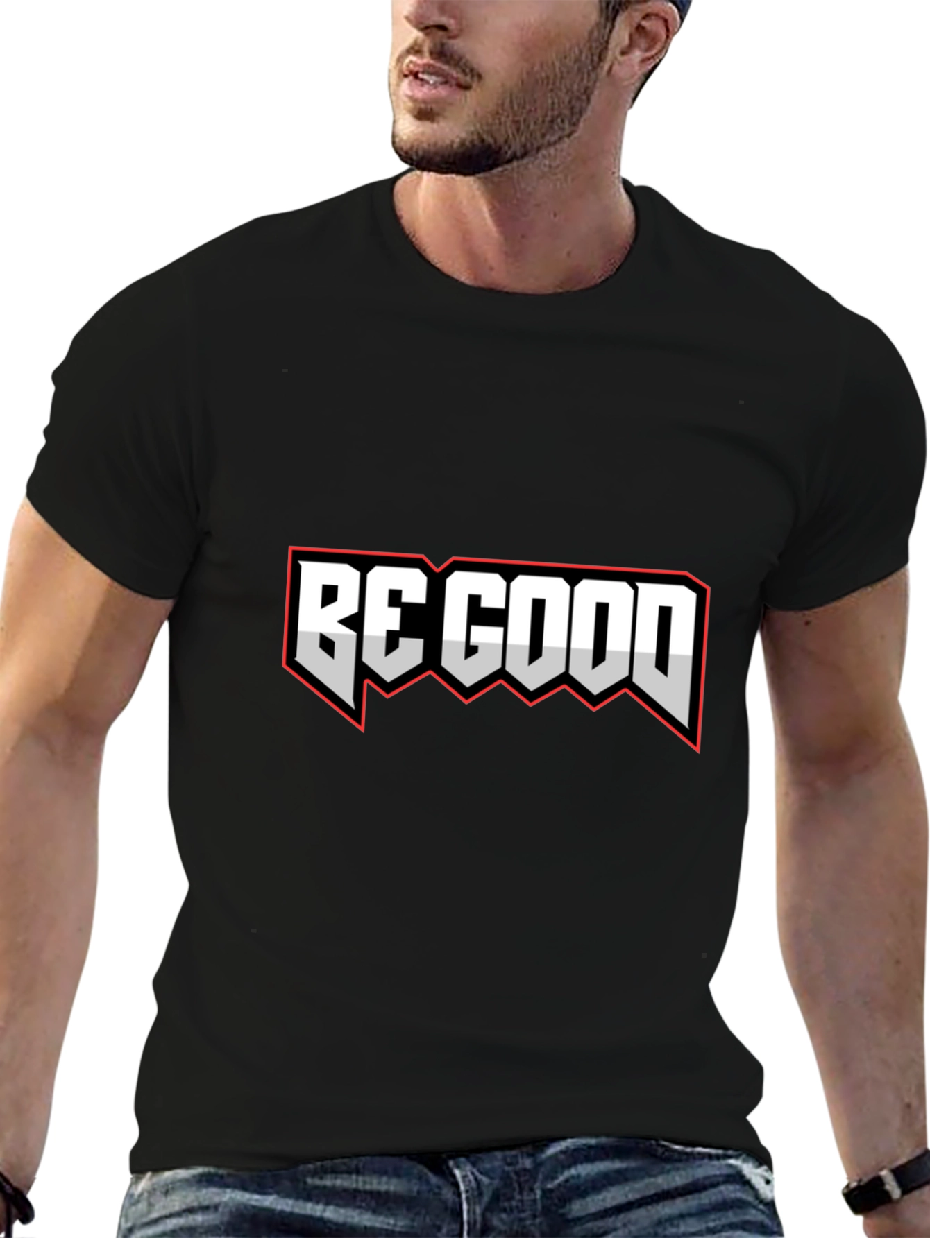 Be Good Graphic Tee - Stylish Black T-Shirt