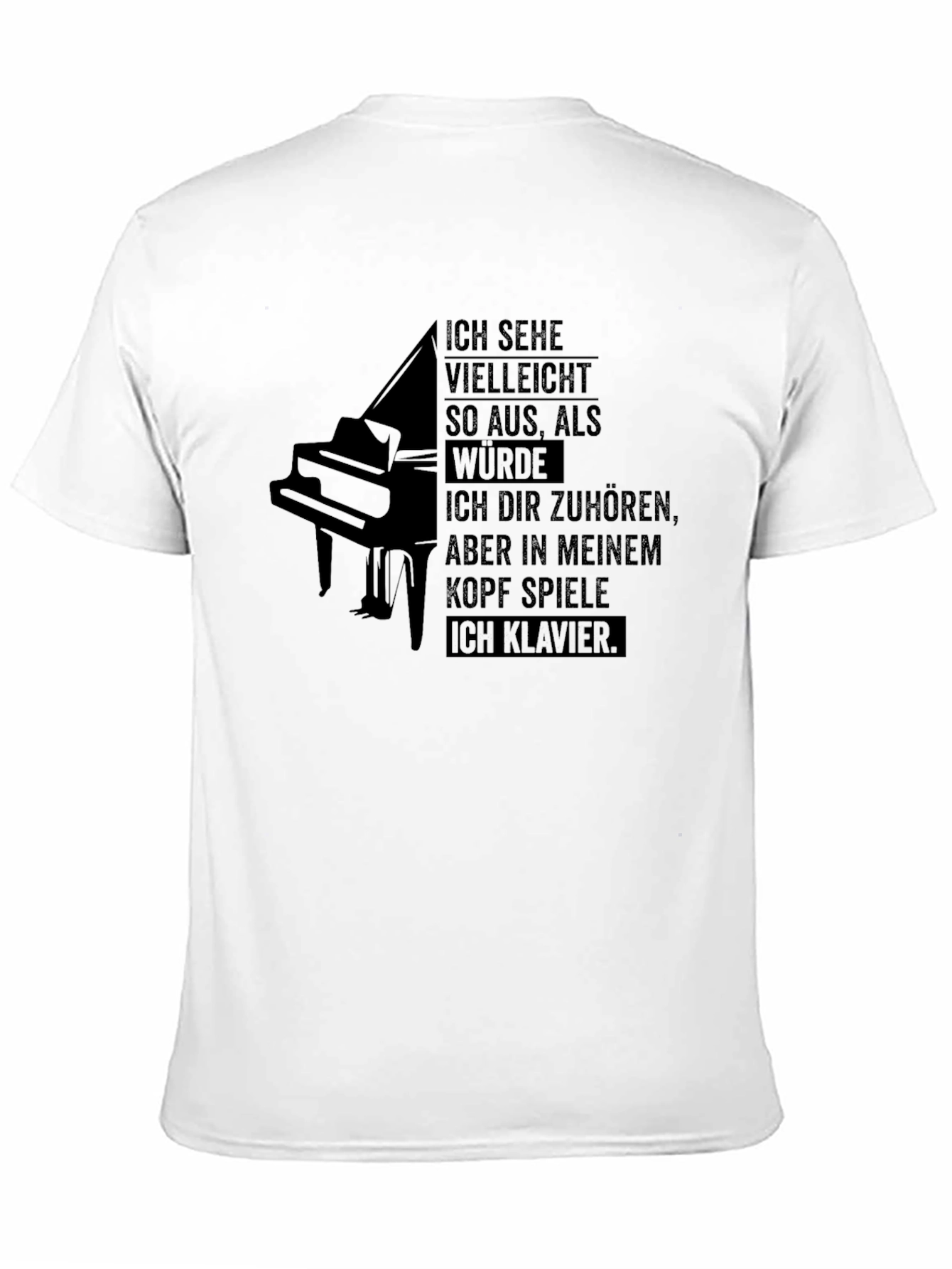 Piano Player T-Shirt - Music Lover Tee