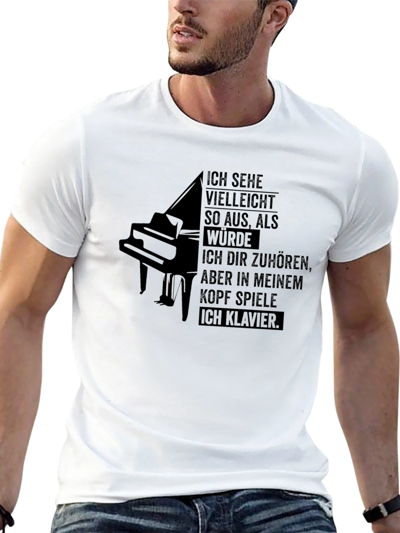 Piano Player T-Shirt - Music Lover Tee