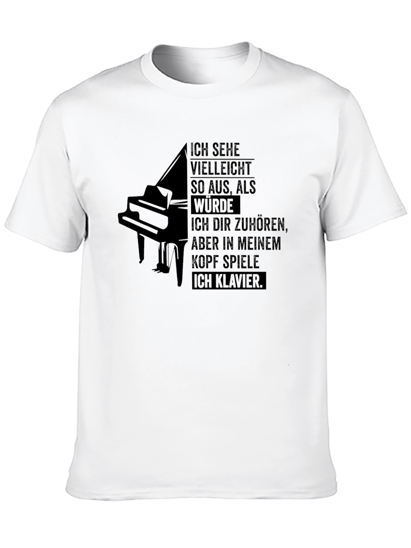 Piano Player T-Shirt - Music Lover Tee