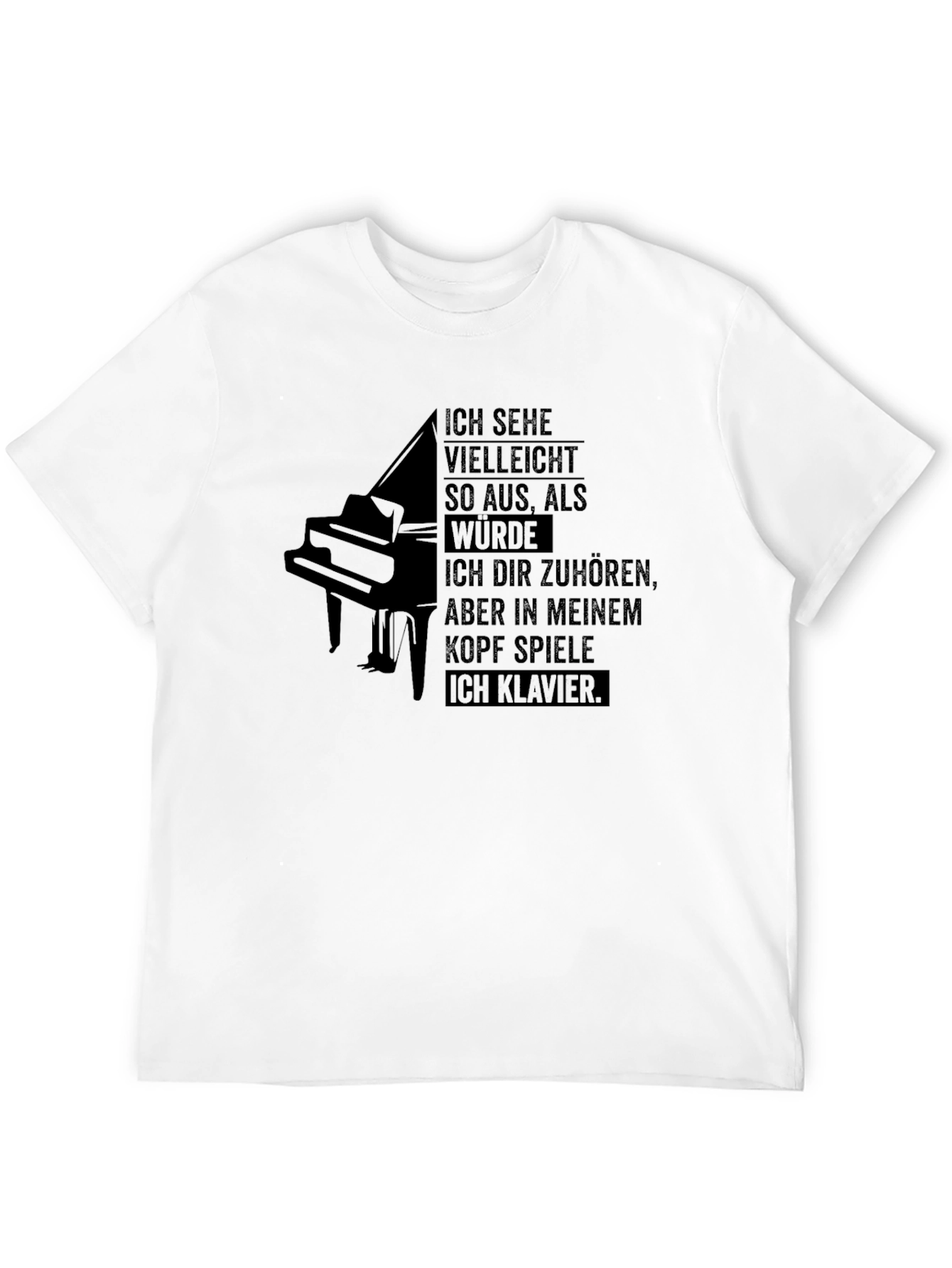 Piano Player T-Shirt - Music Lover Tee
