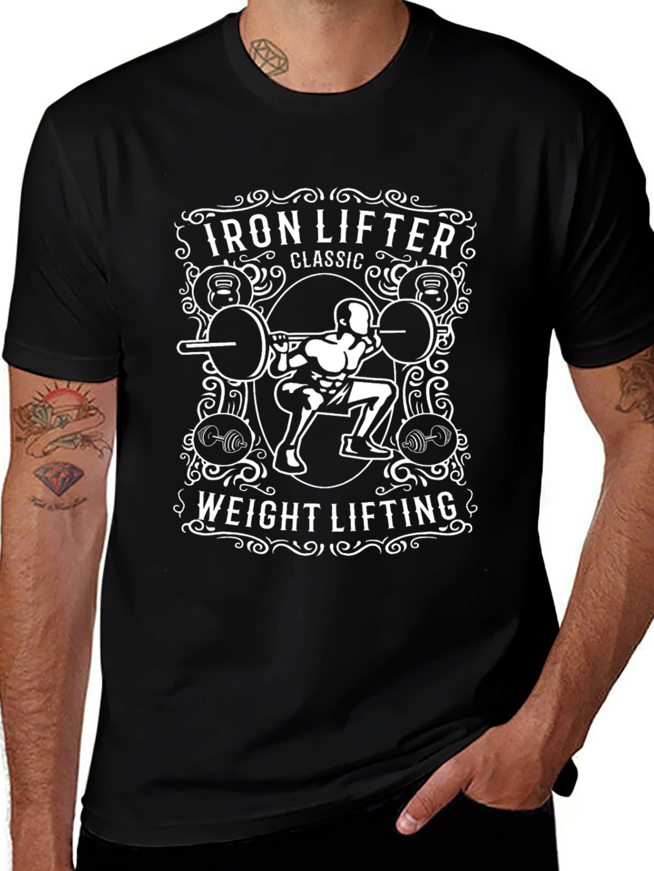Iron Lifter Classic Weight Lifting T-Shirt
