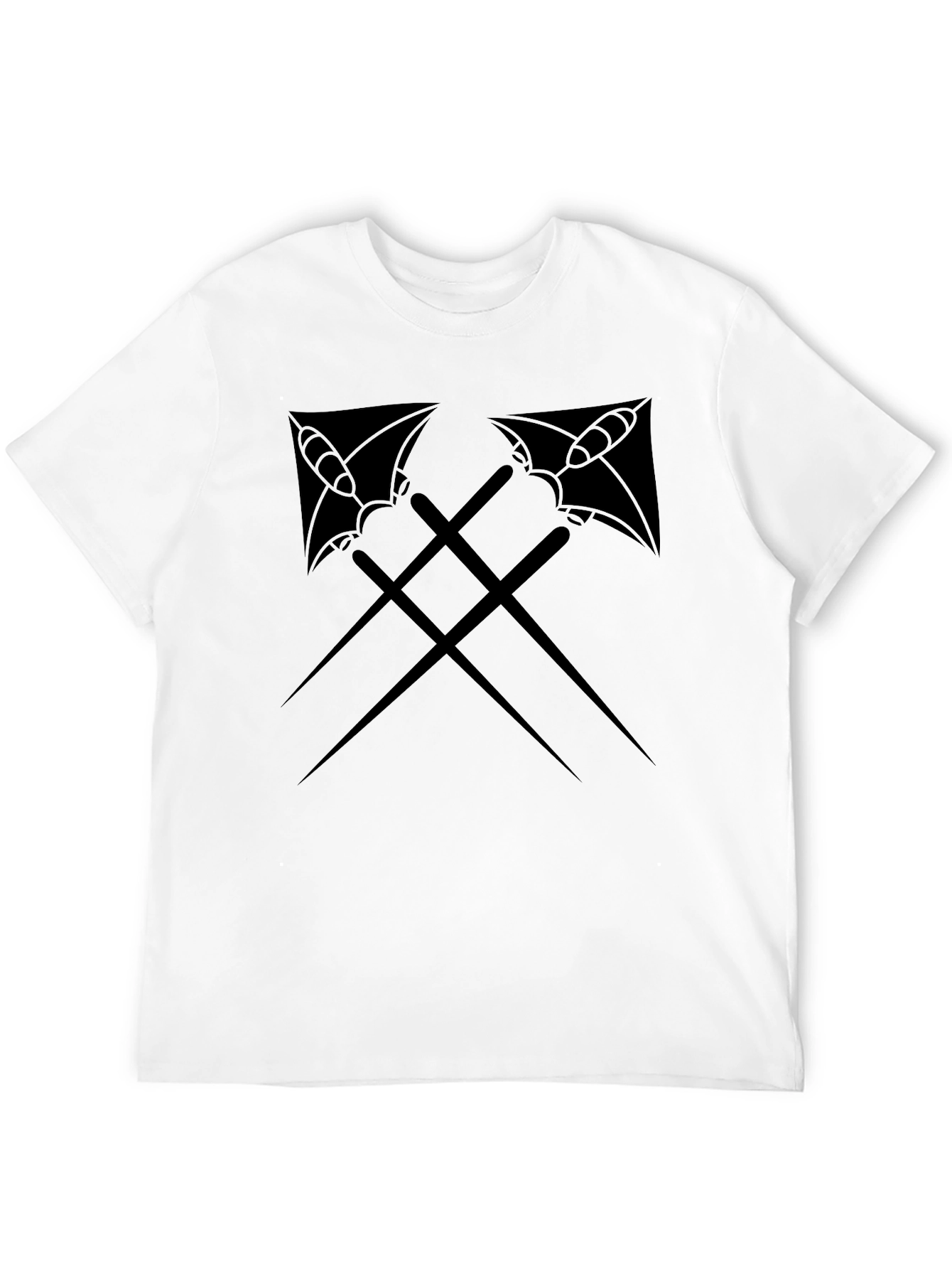 Axe Design Black T-Shirt