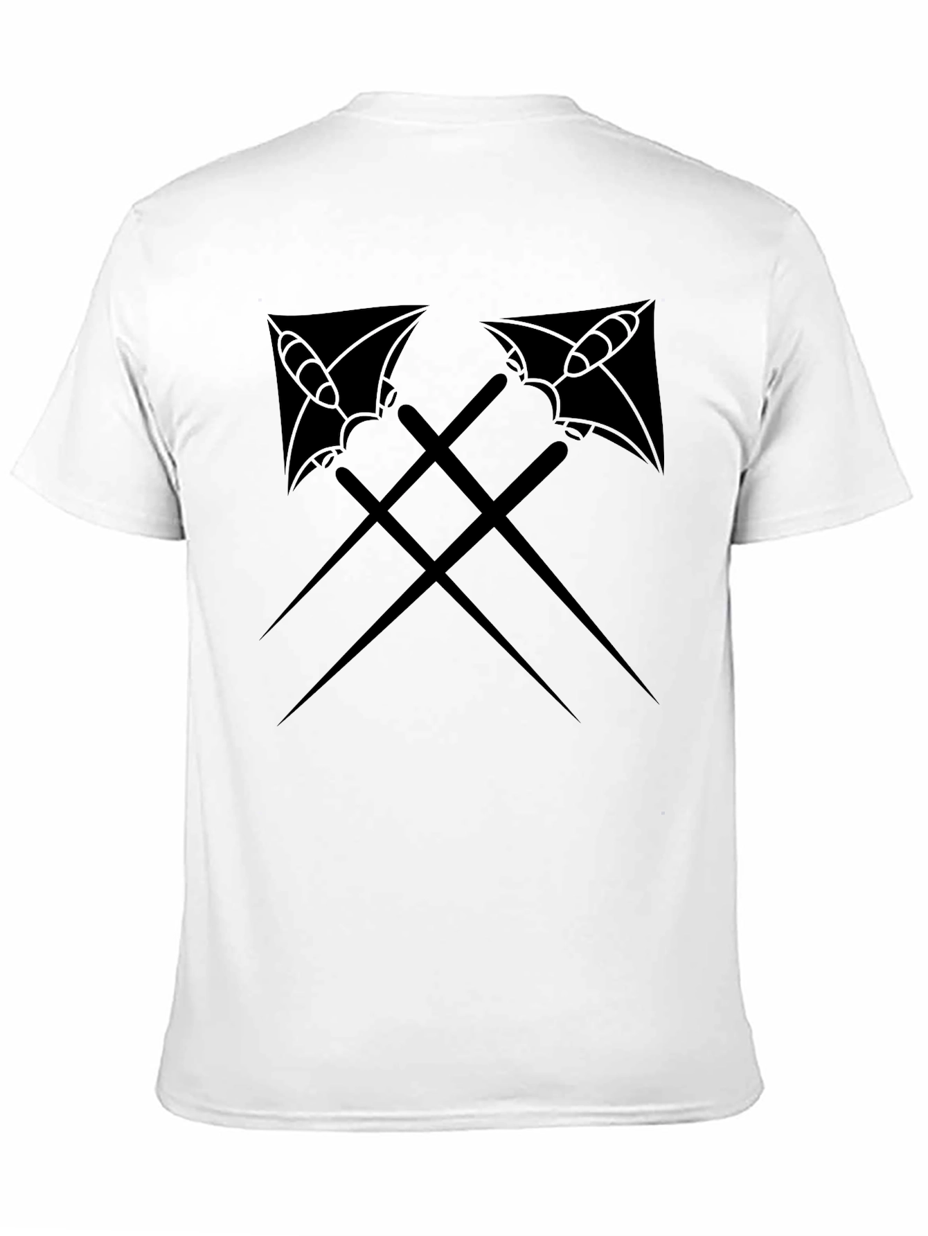 Axe Design Black T-Shirt