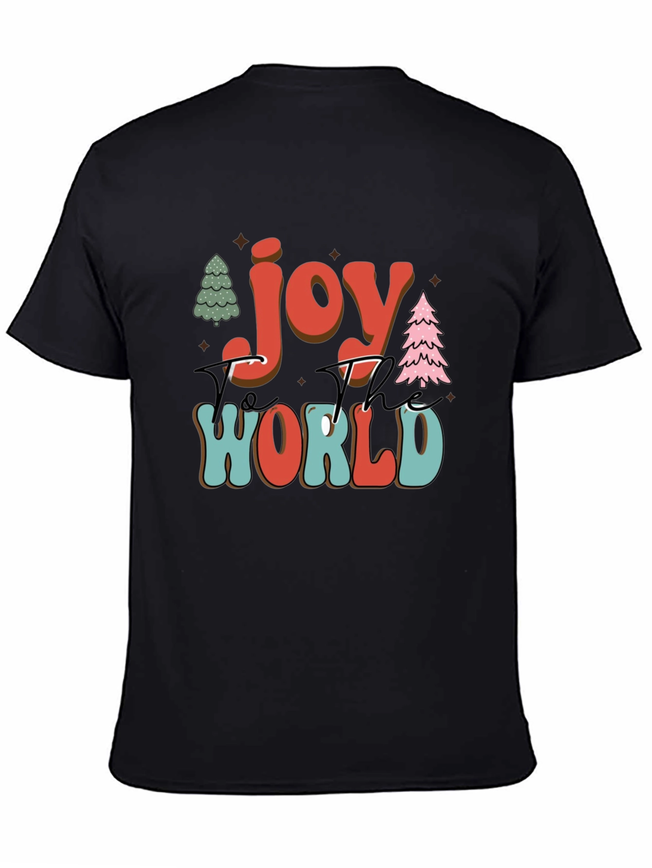 Joy to the World Retro Christmas Tee