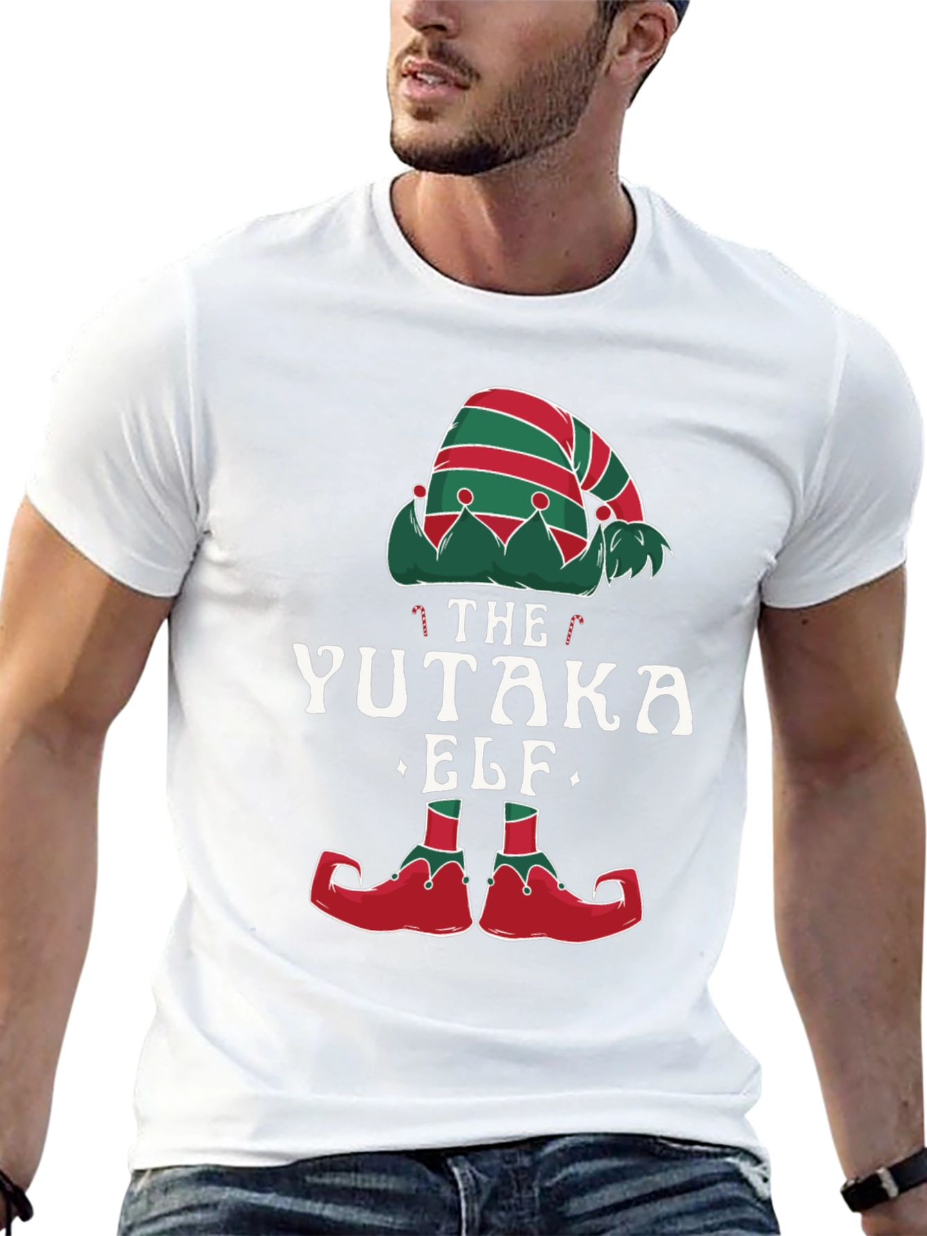 The Yutaka Elf Christmas Graphic Tee
