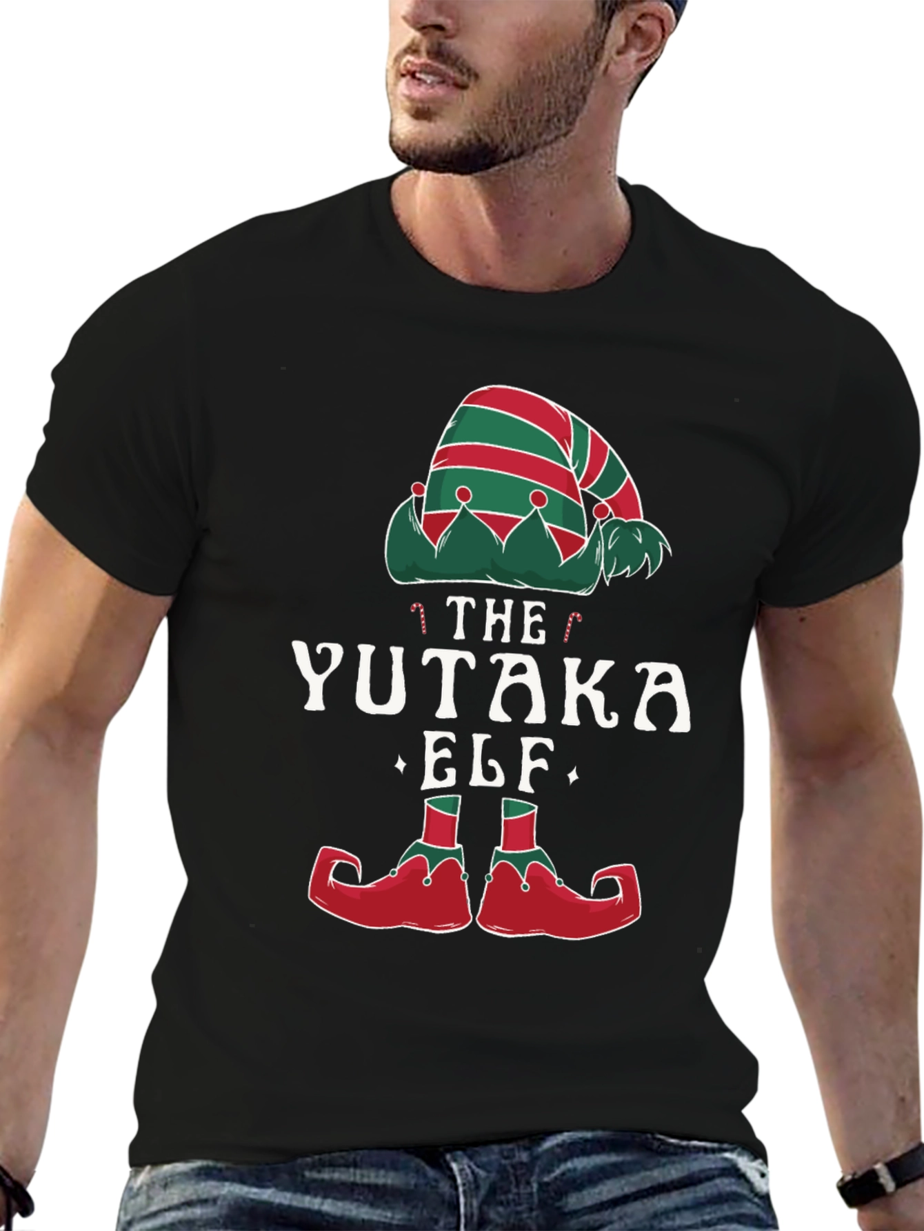 The Yutaka Elf Christmas Graphic Tee