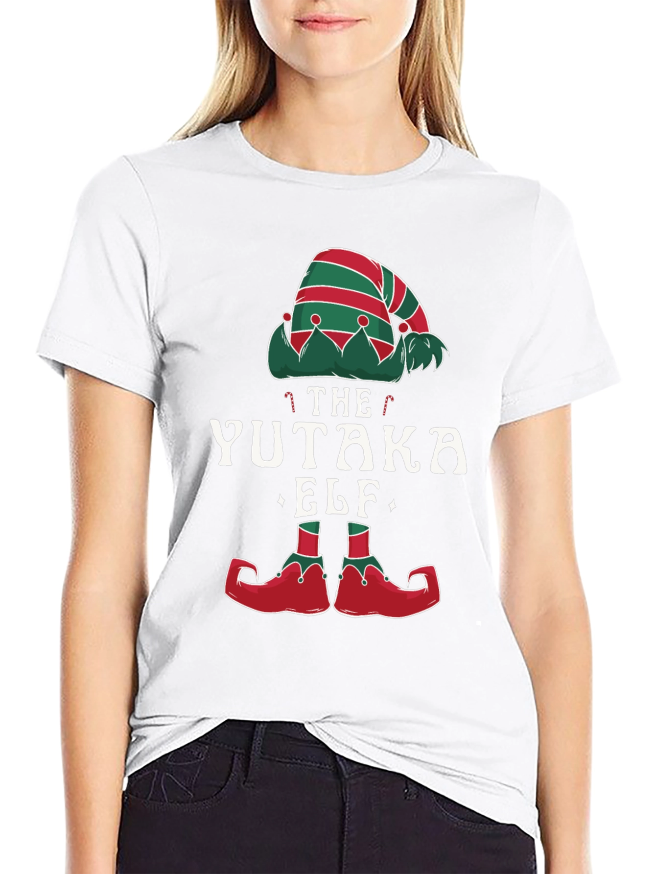 The Yutaka Elf Christmas Graphic Tee