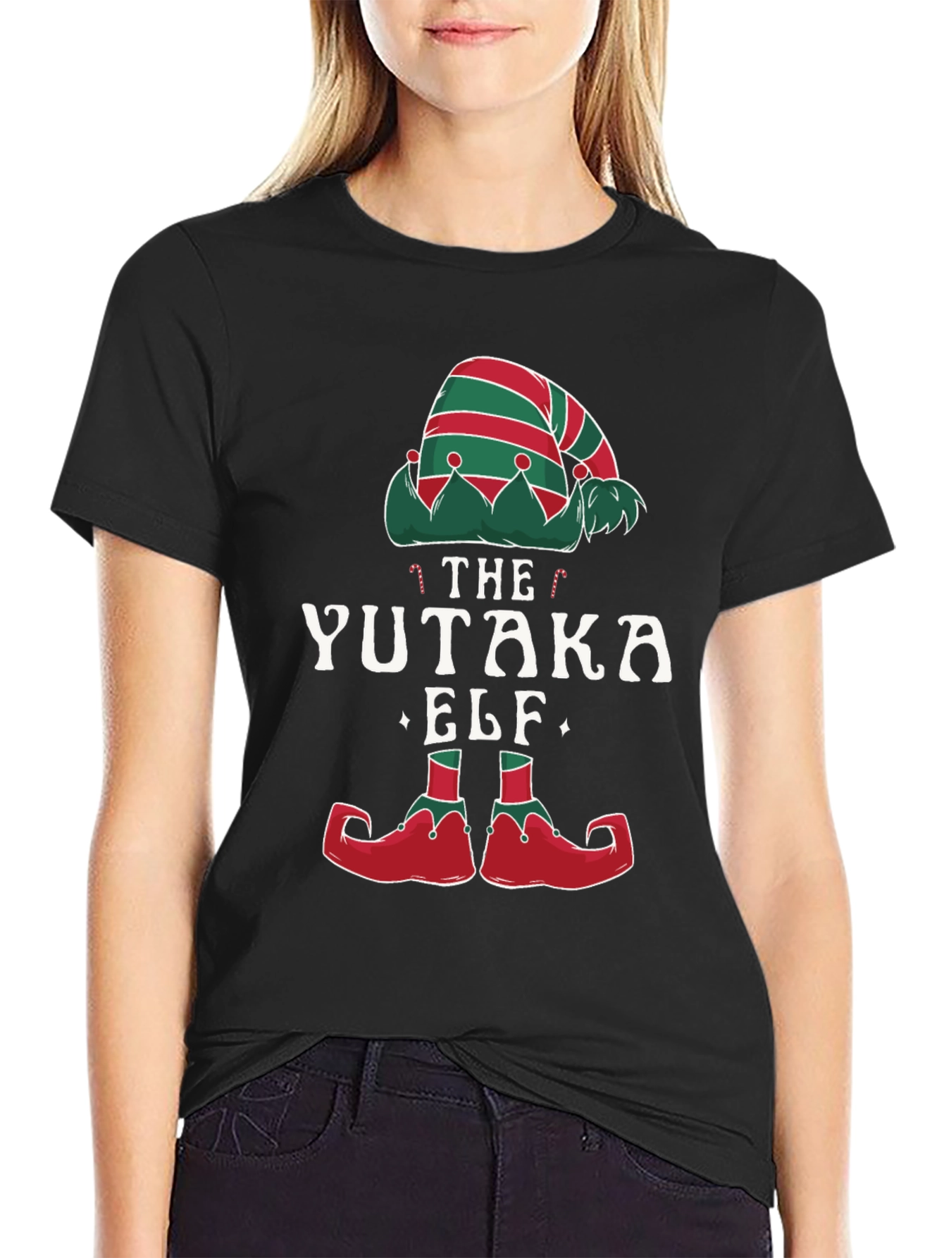The Yutaka Elf Christmas Graphic Tee