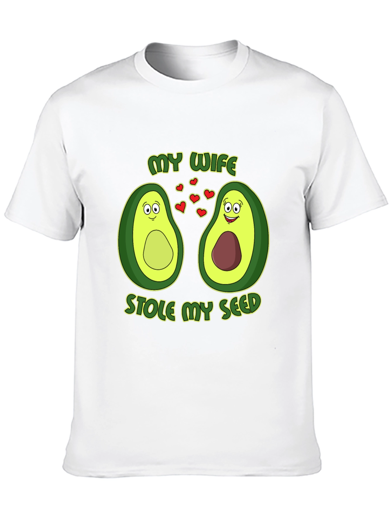 My Wife Stole My Seed Avocado Couple T-Shirt