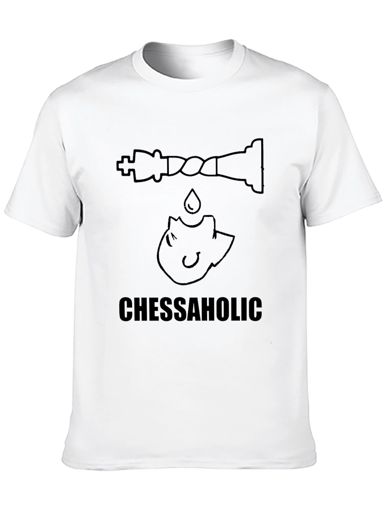 Chessaholic T-Shirt - Chess Lovers Apparel