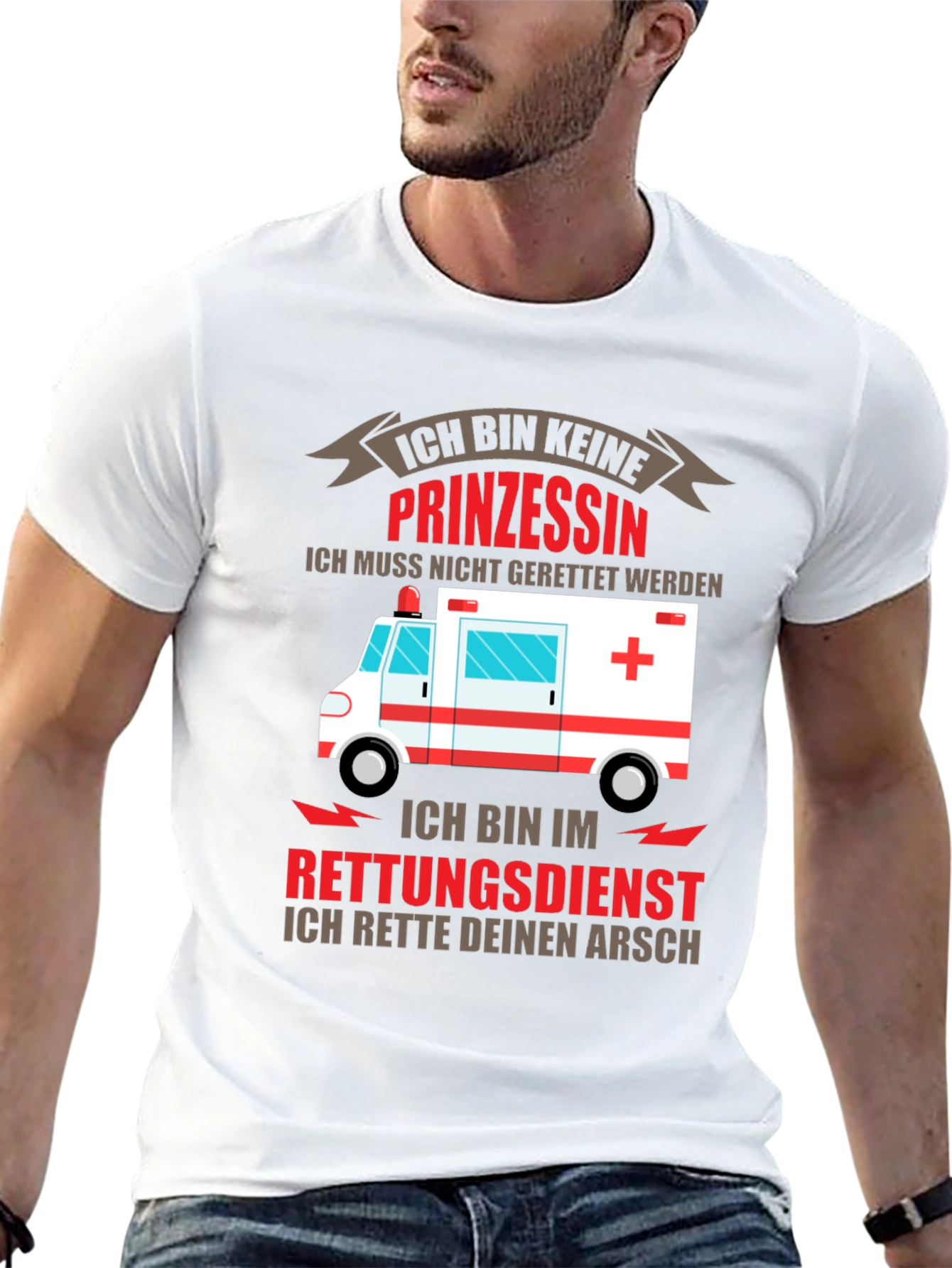 Ich Bin Keine Prinzessin T-Shirt Rescue