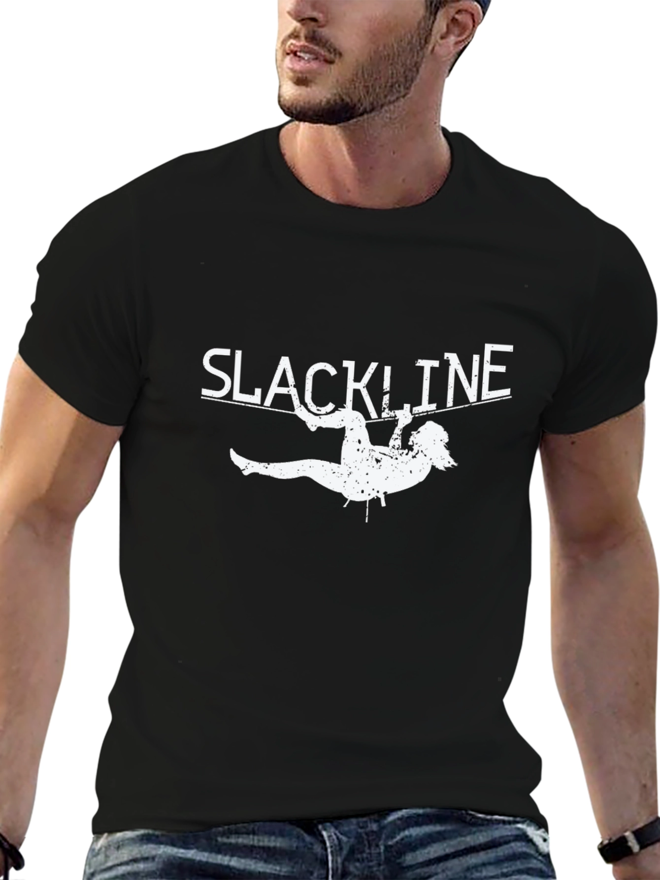 Slackline T-Shirt: Balance and Adventure