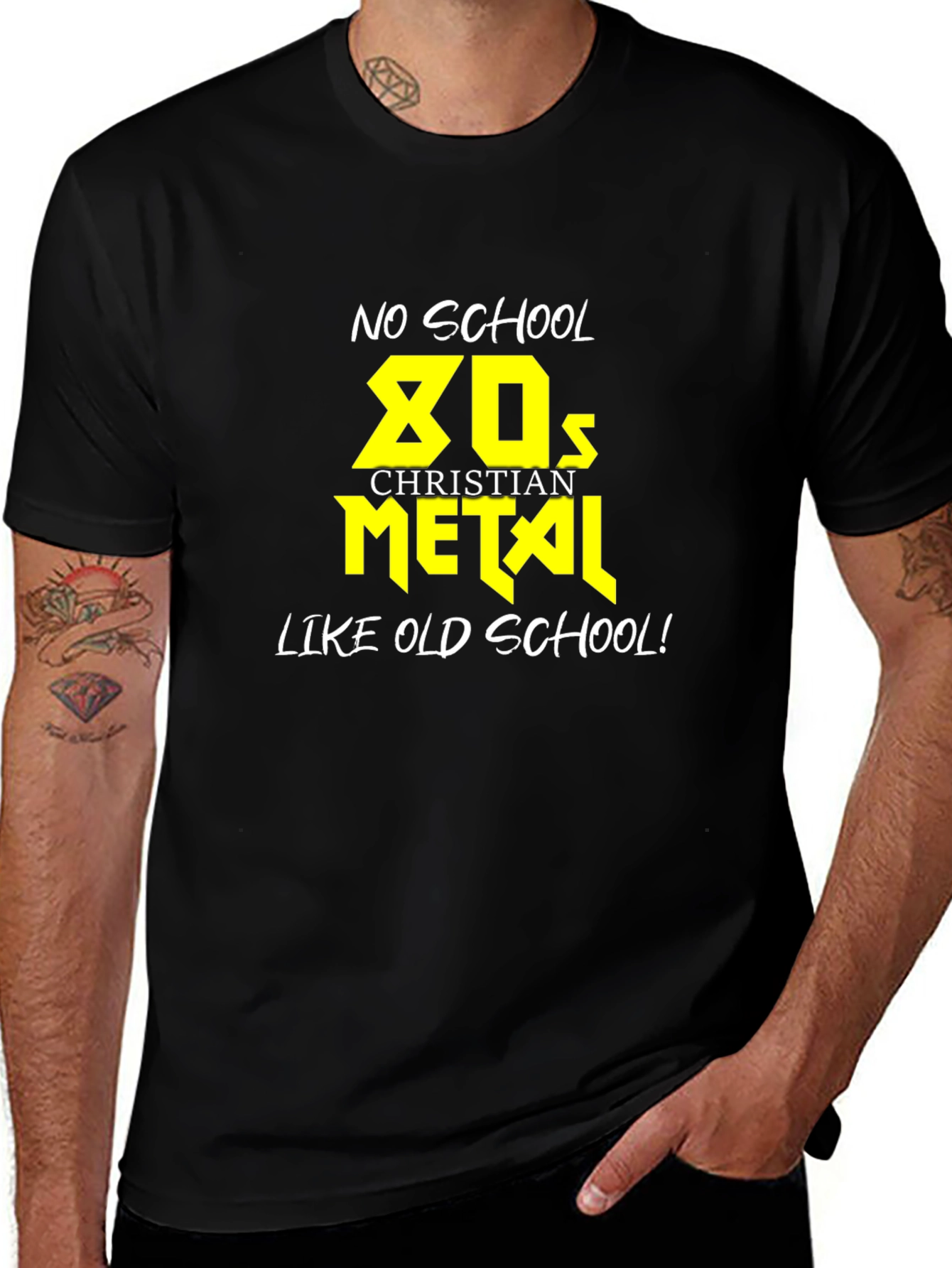 No School 80s Christian Metal T-Shirt