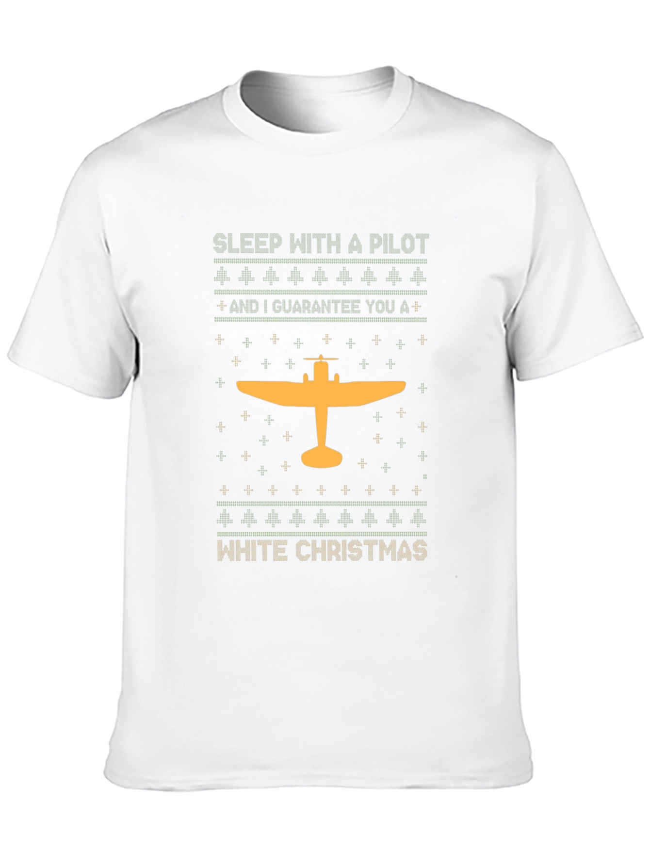 Pilot Christmas T-Shirt | Holiday Airplane Tee