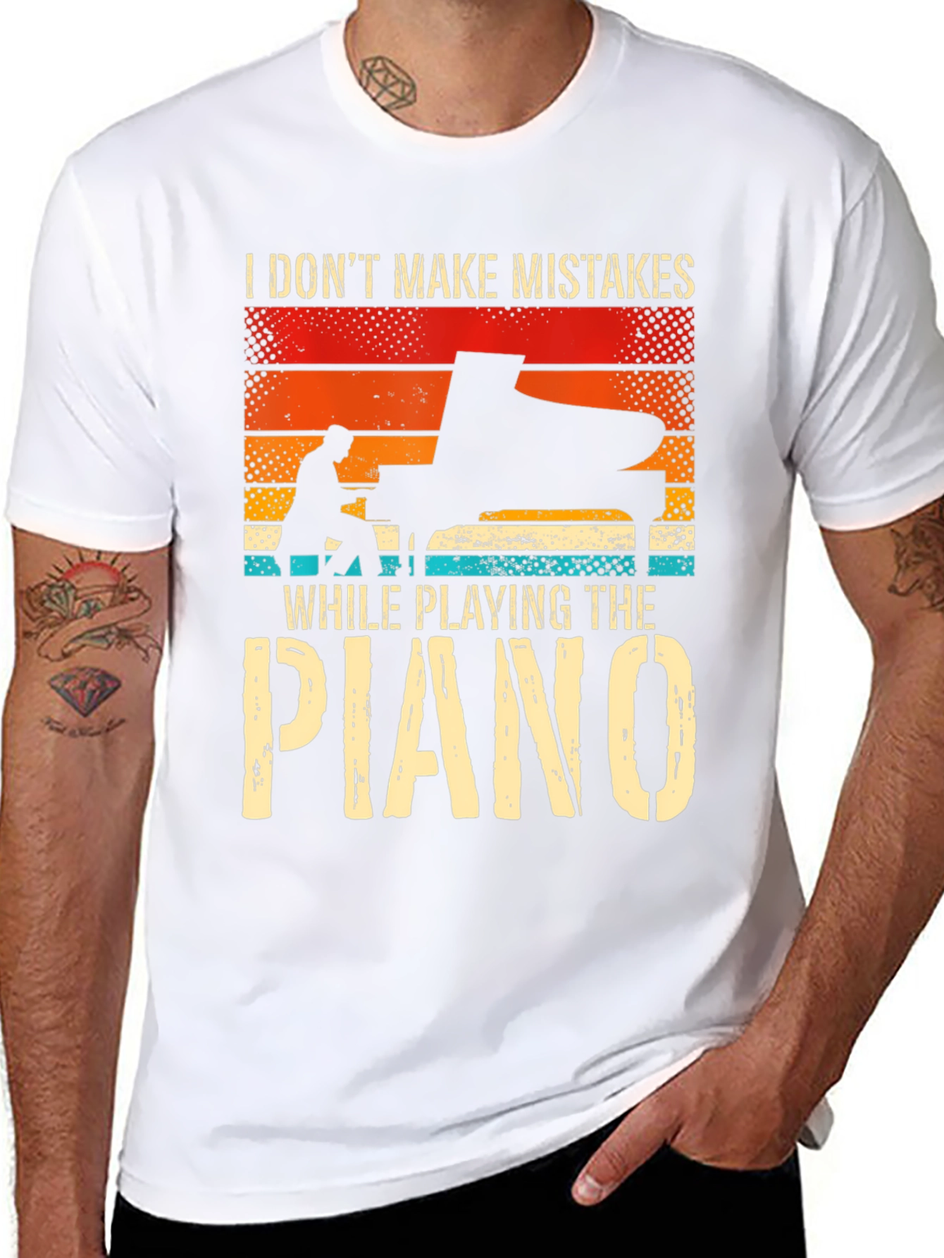 Piano Player T-Shirt: I Dont Make Mistakes