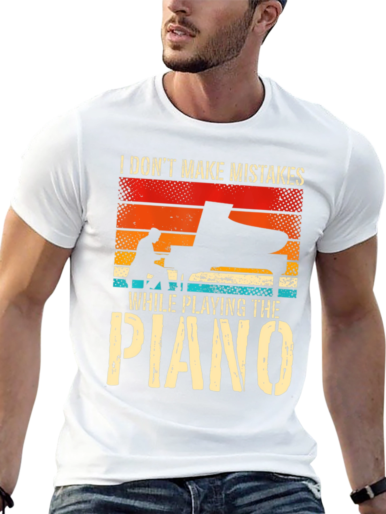 Piano Player T-Shirt: I Dont Make Mistakes