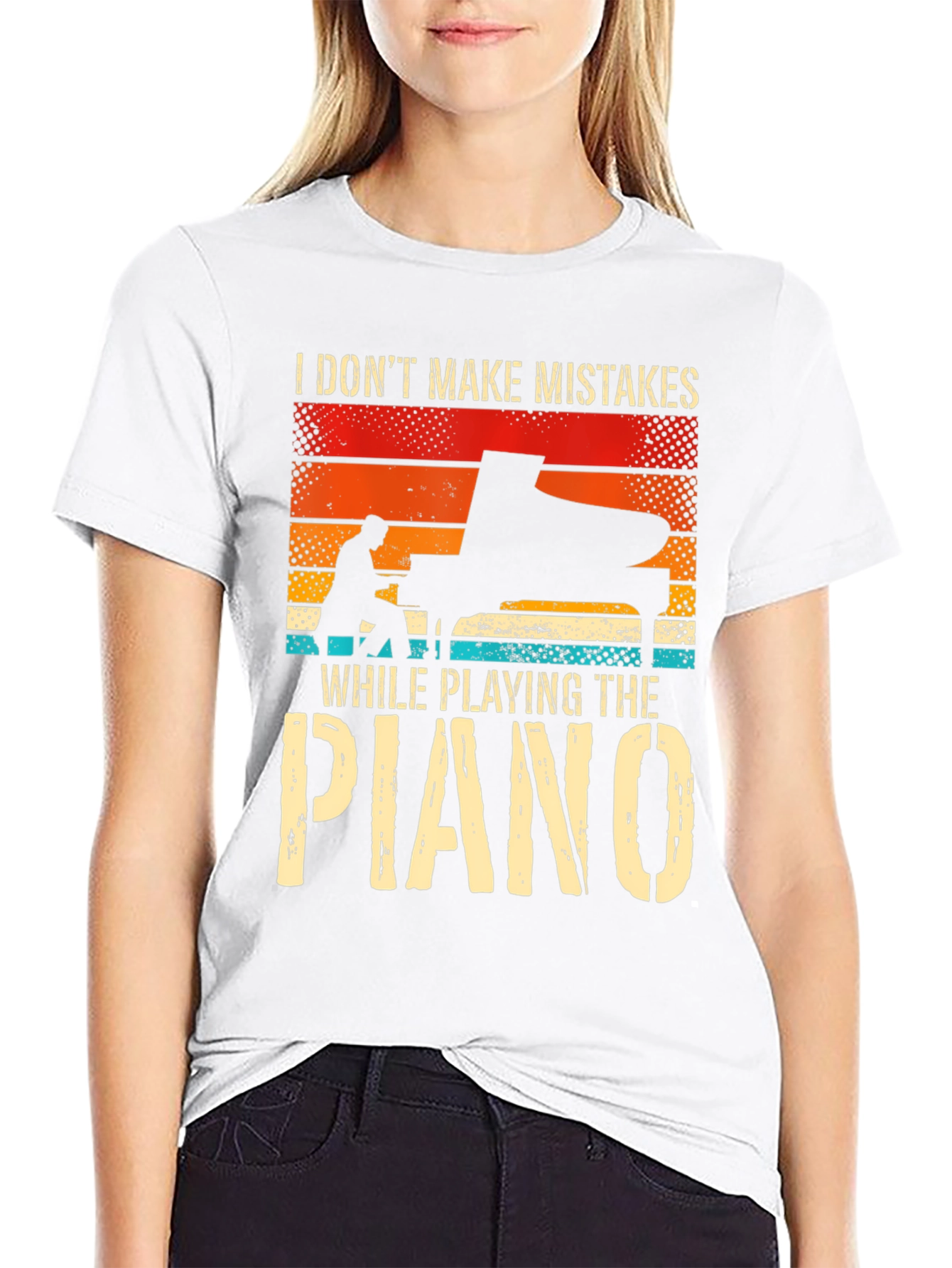 Piano Player T-Shirt: I Dont Make Mistakes