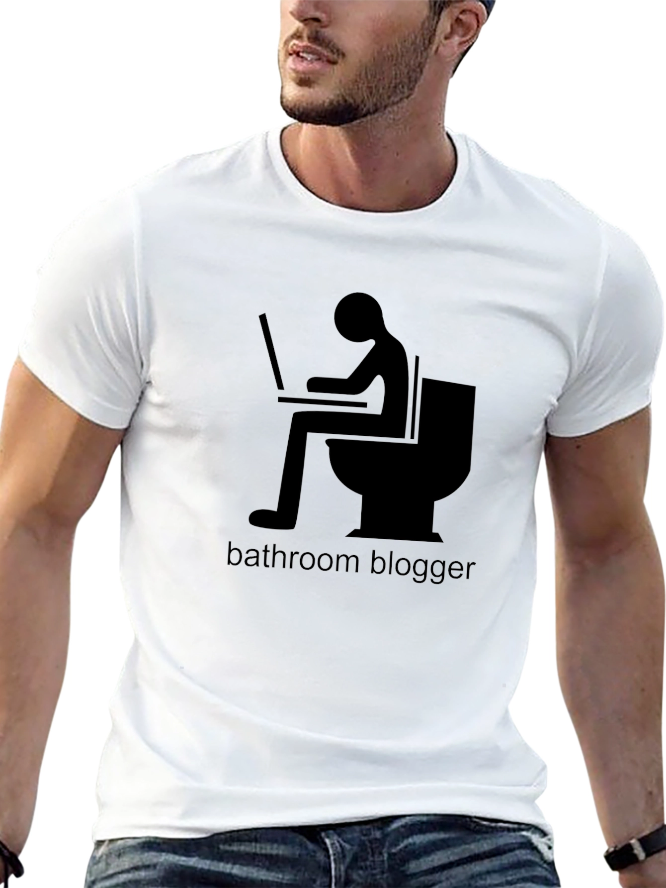 Bathroom Blogger Graphic T-Shirt