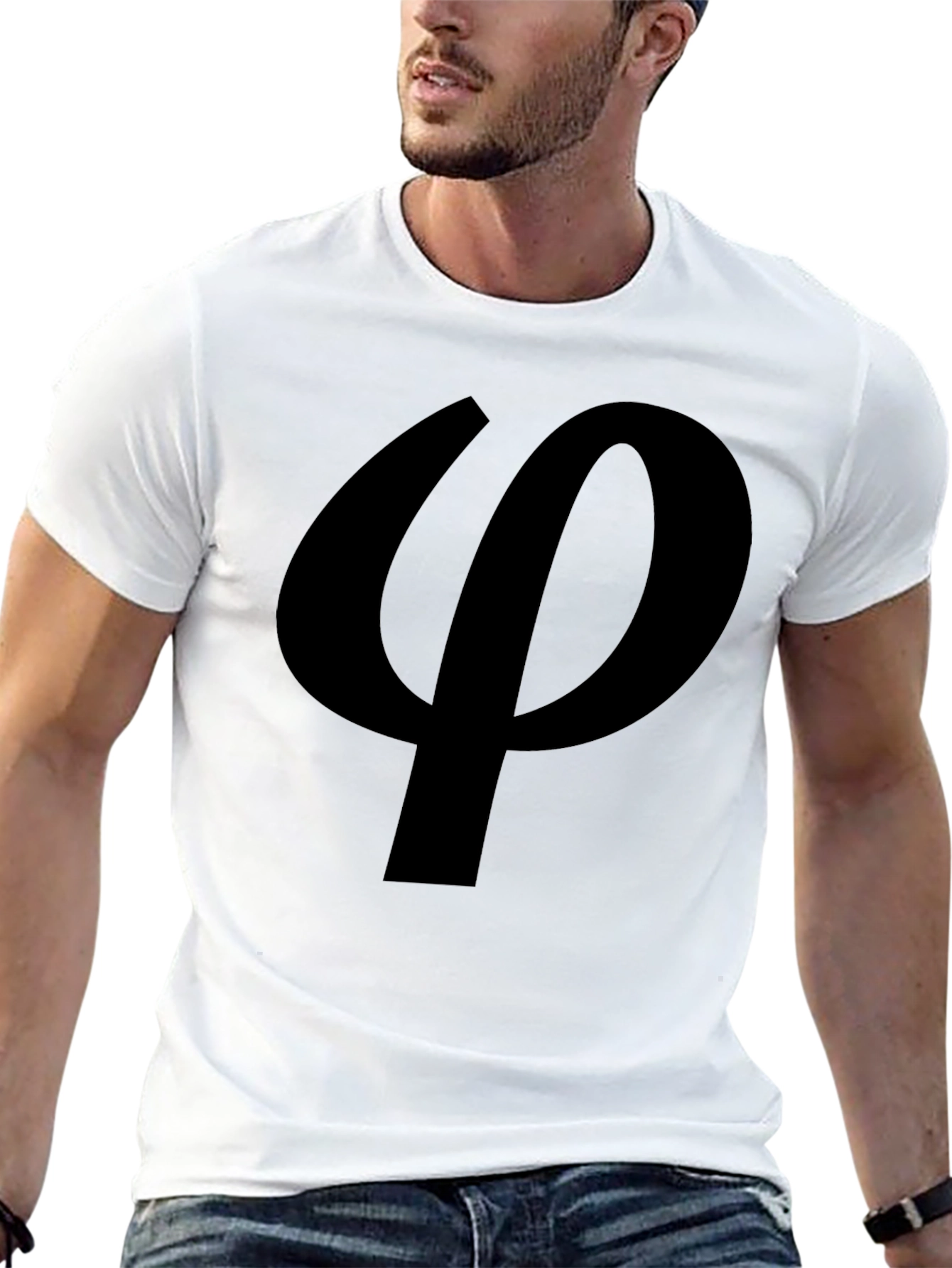 Black Phi Symbol T-Shirt