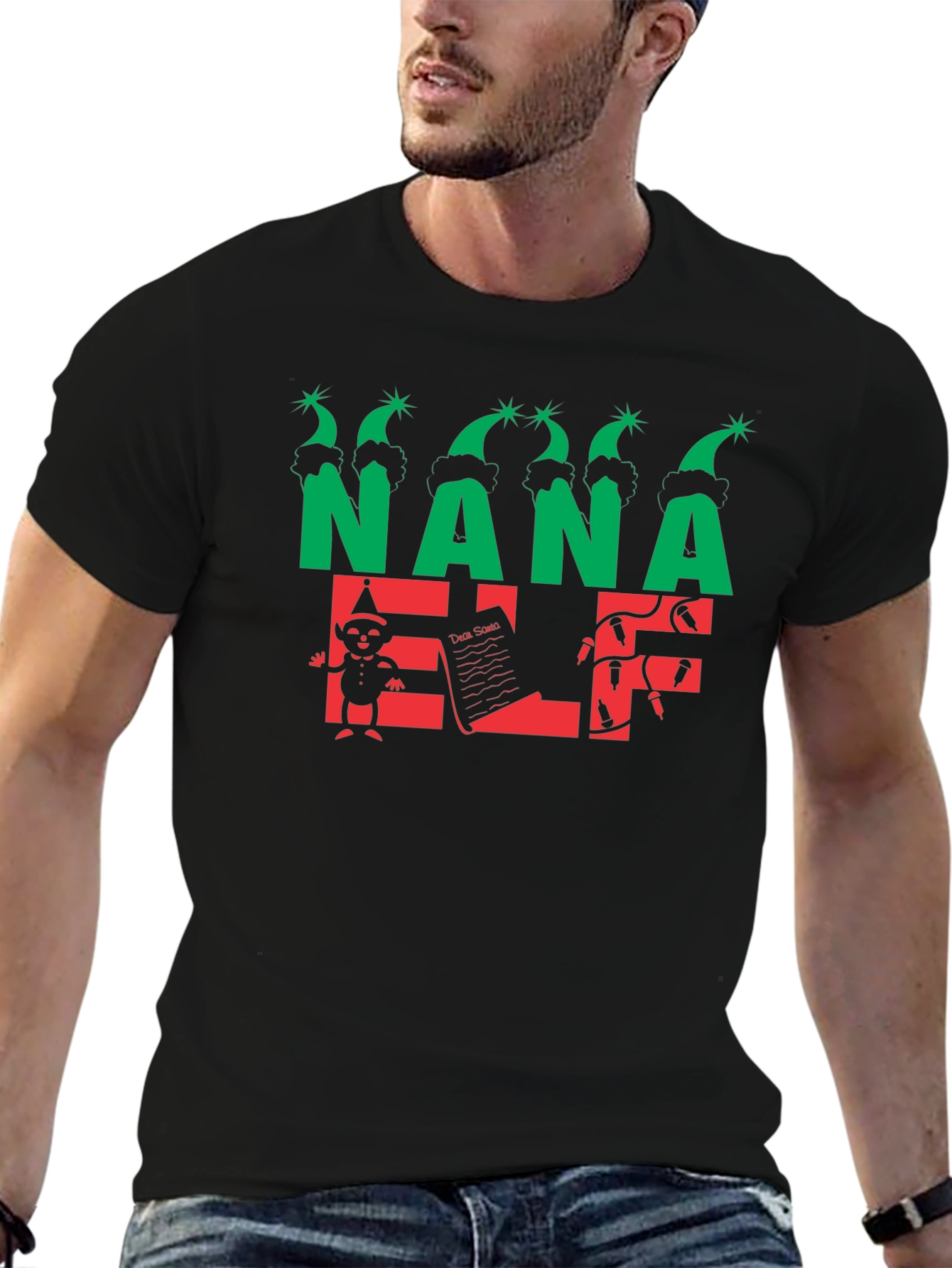 NANA ELF Christmas Holiday T-Shirt