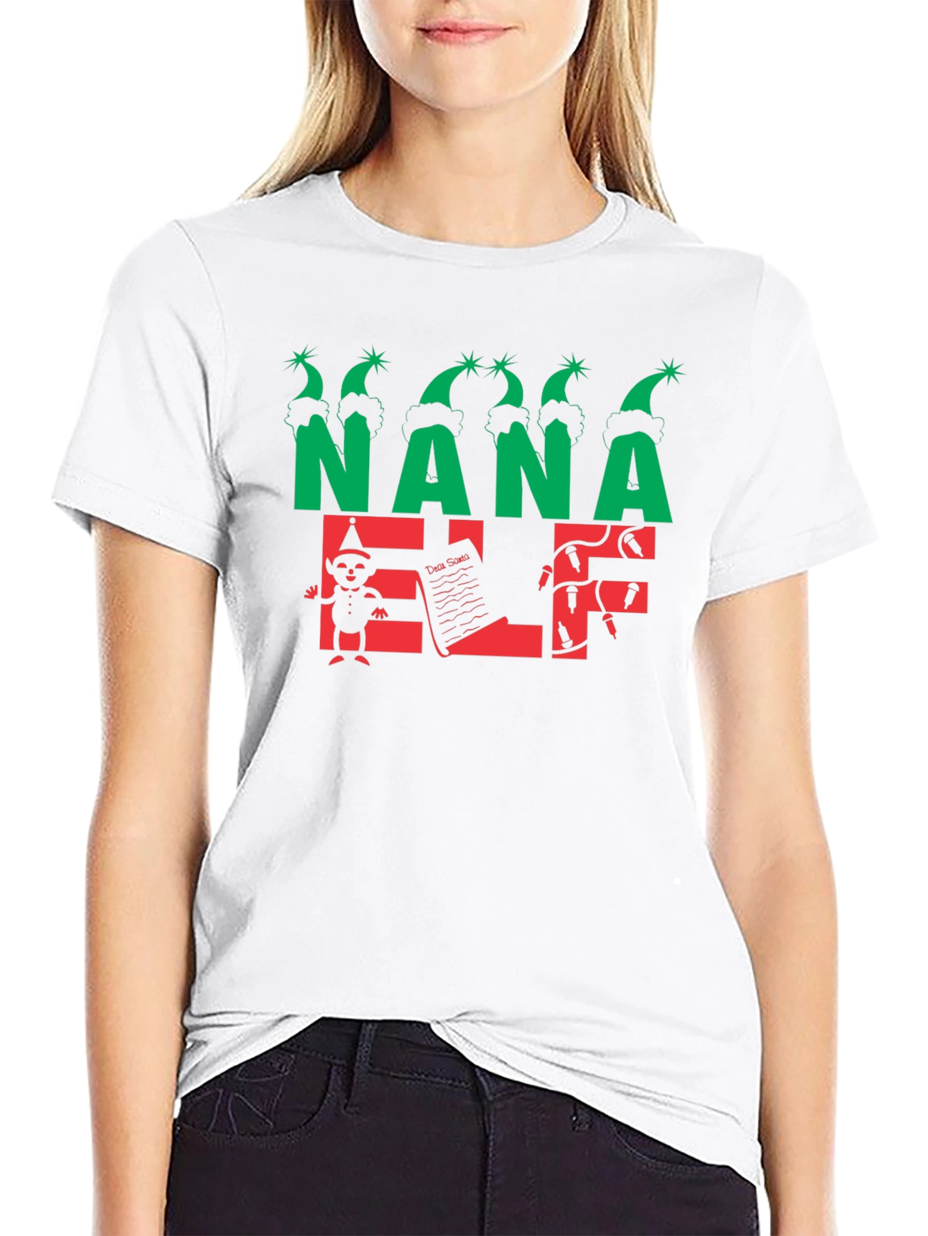 NANA ELF Christmas Holiday T-Shirt
