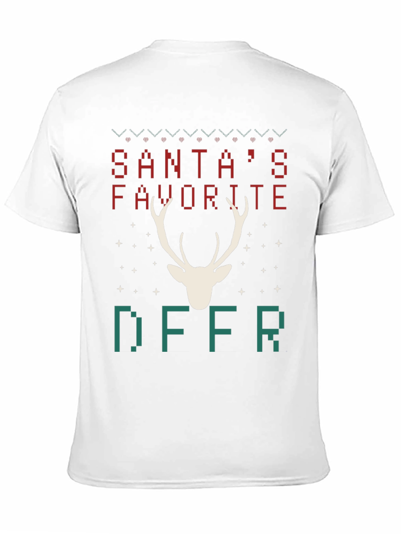Santas Favorite Deer Christmas T-Shirt