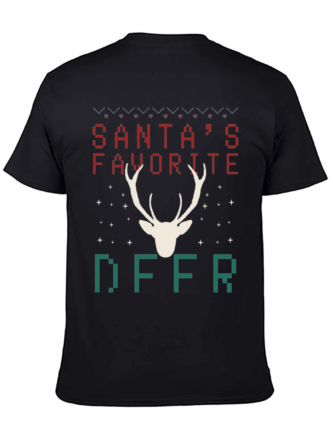 Santas Favorite Deer Christmas T-Shirt