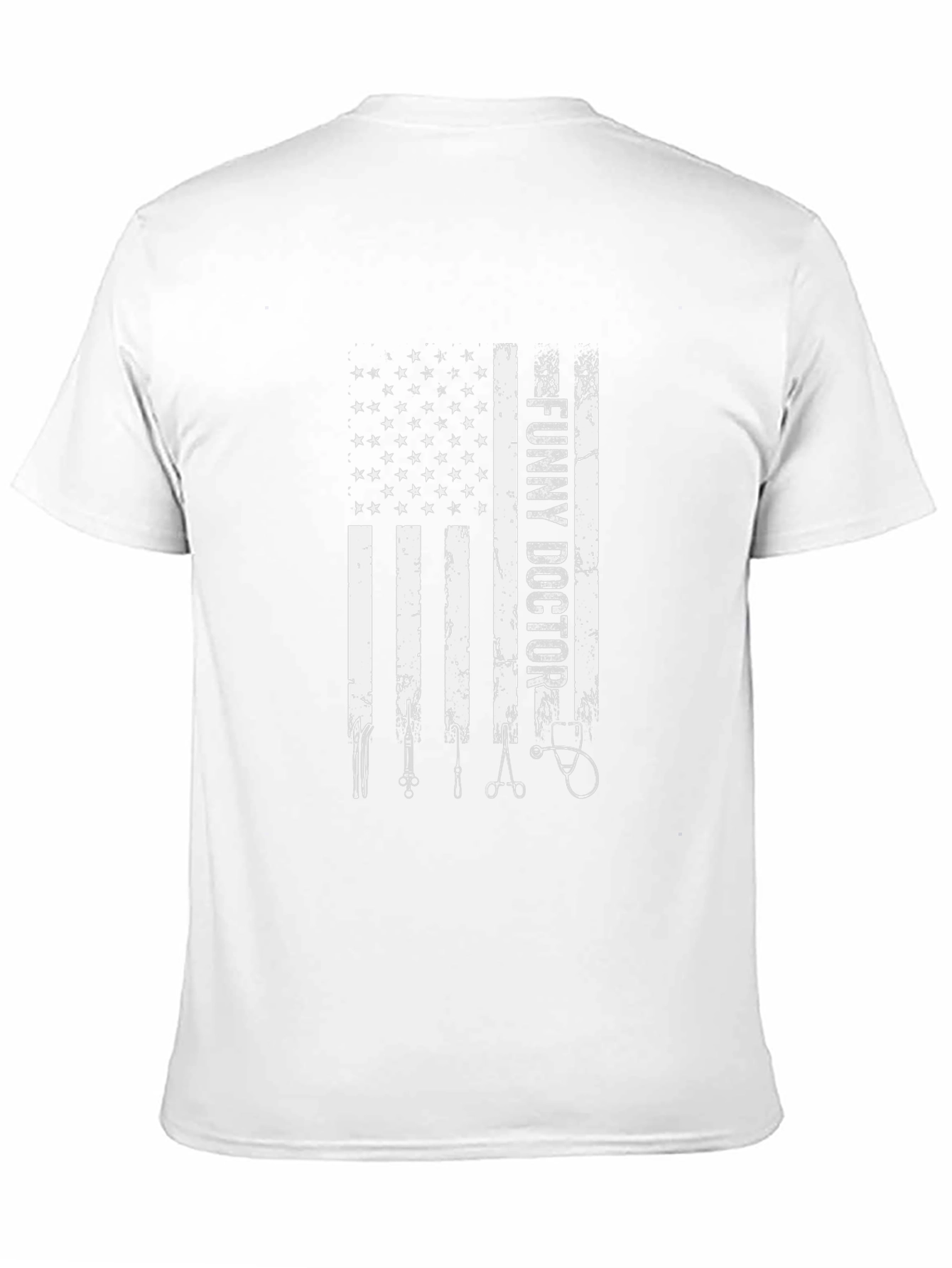 Funny Doctor American Flag Graphic Tee