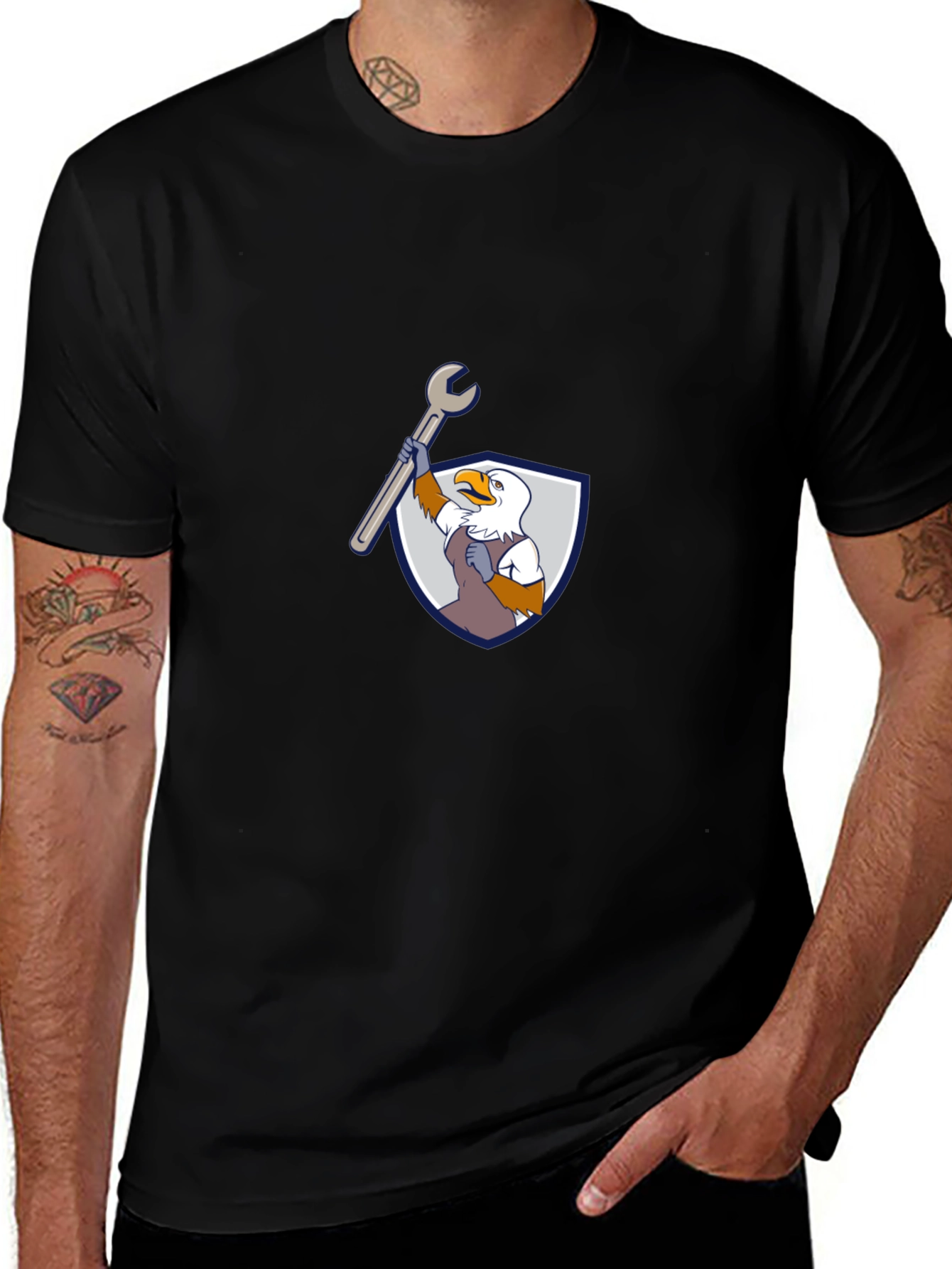 Black Eagle Mechanic T-Shirt