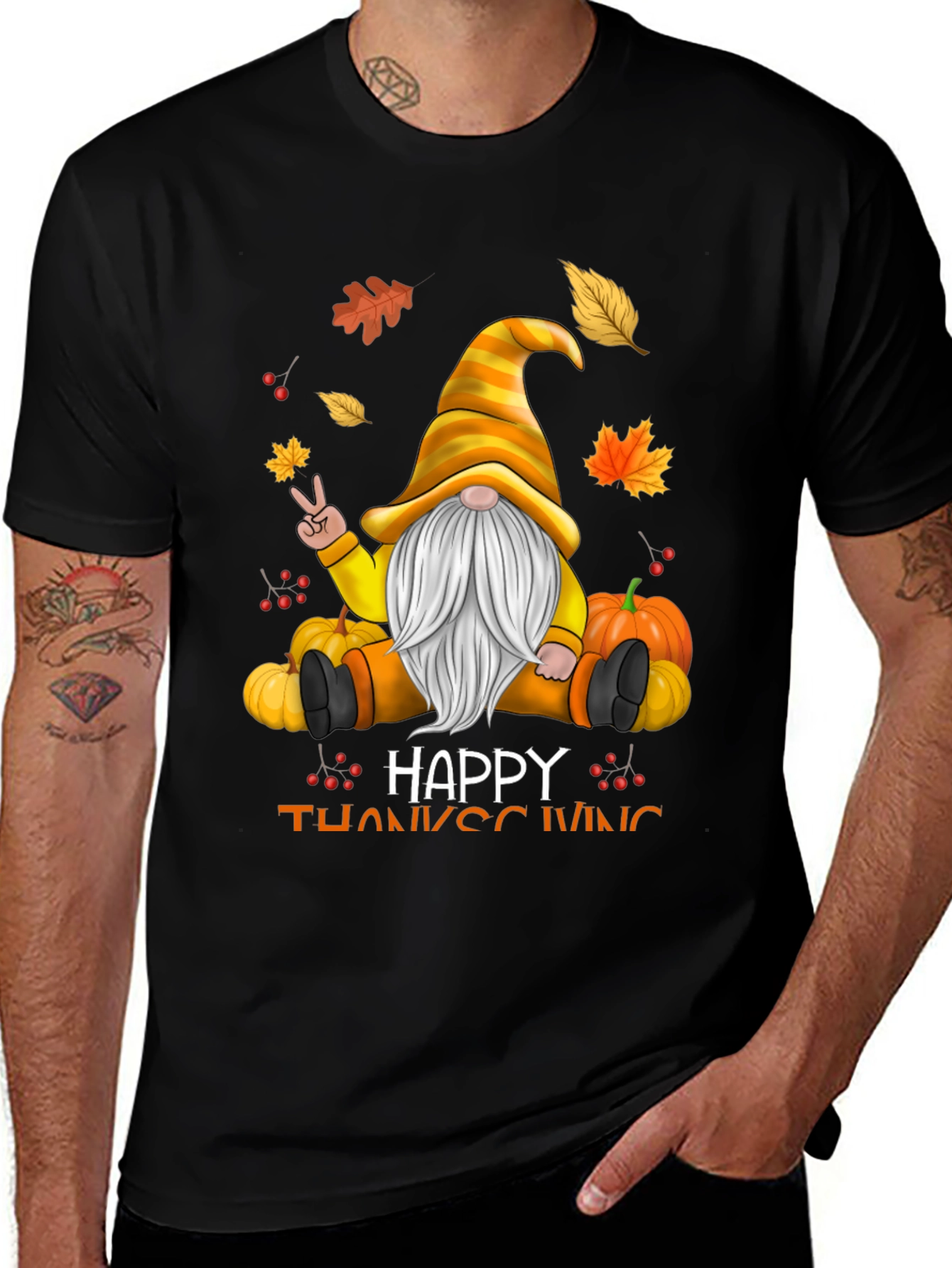 Happy Thanksgiving Gnome T-Shirt