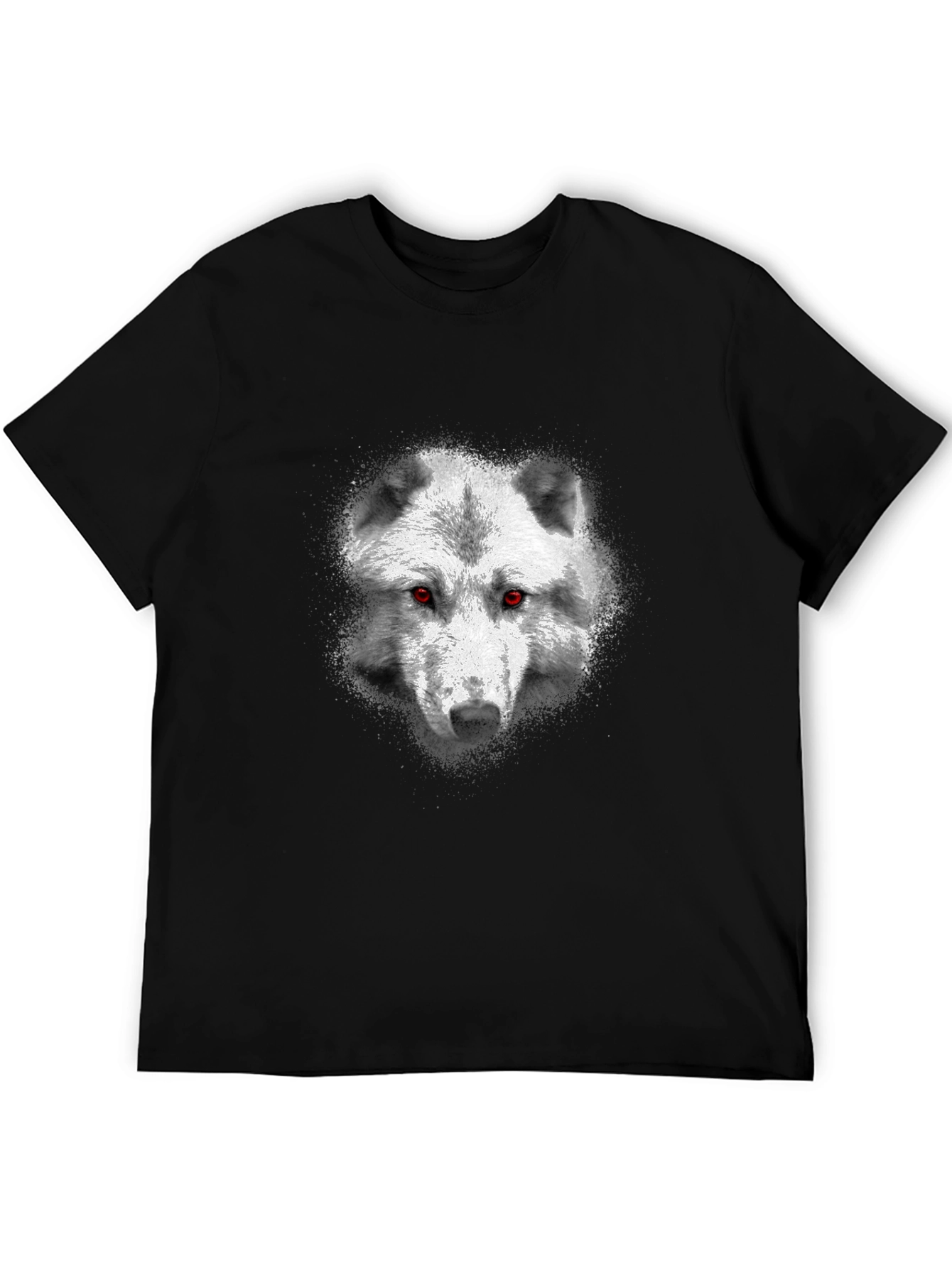 Wolf Head Graphic Black T-Shirt