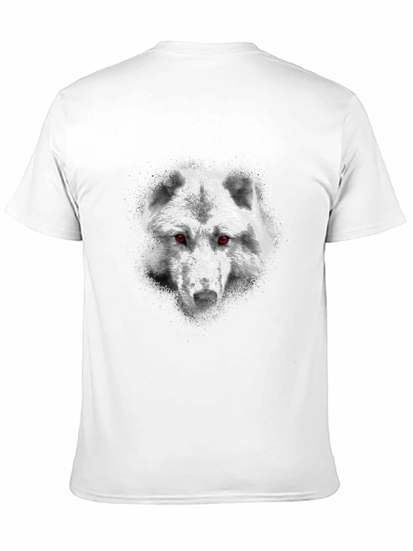 Wolf Head Graphic Black T-Shirt