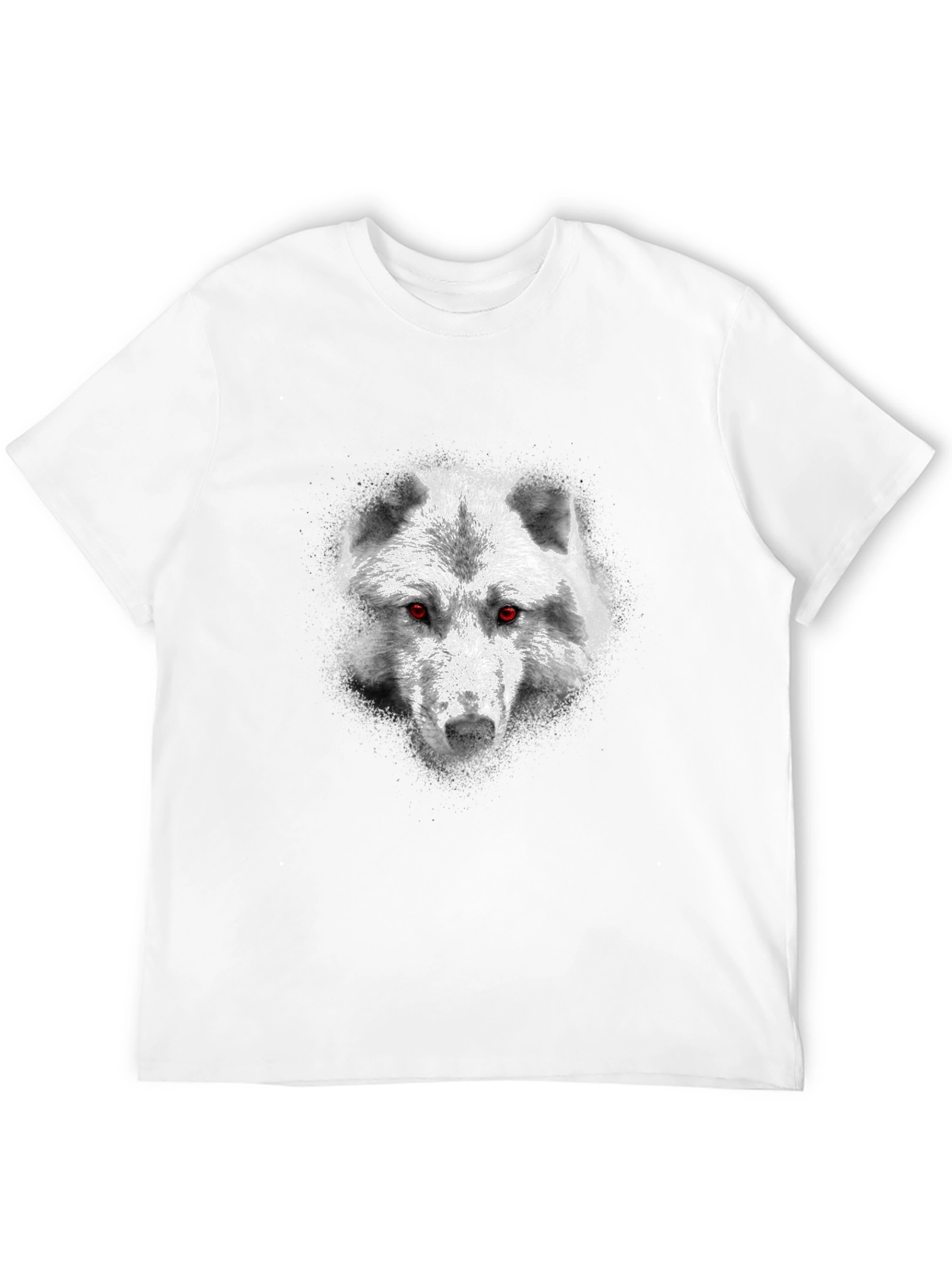 Wolf Head Graphic Black T-Shirt
