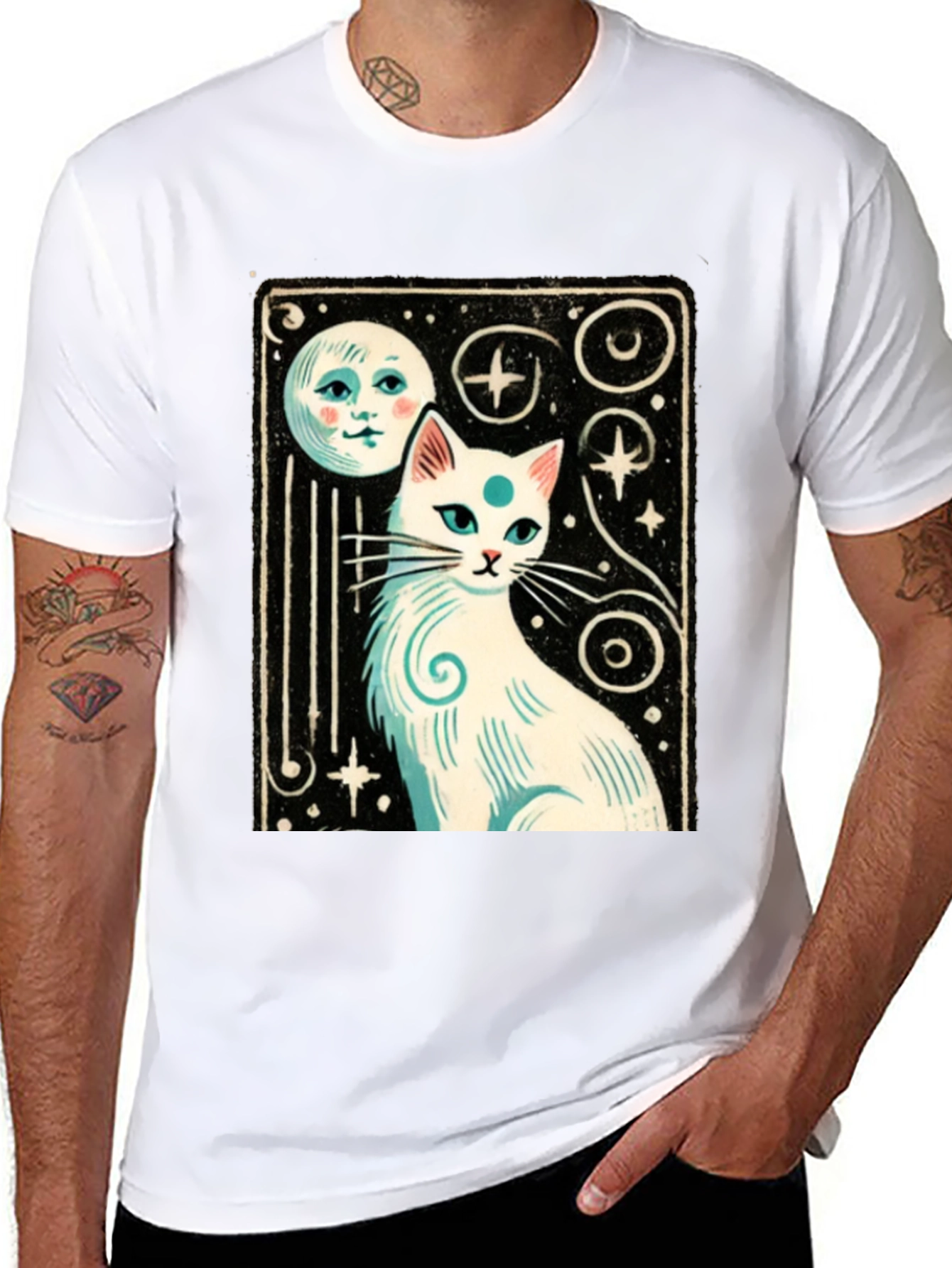 Mystic Cat Tarot T-Shirt
