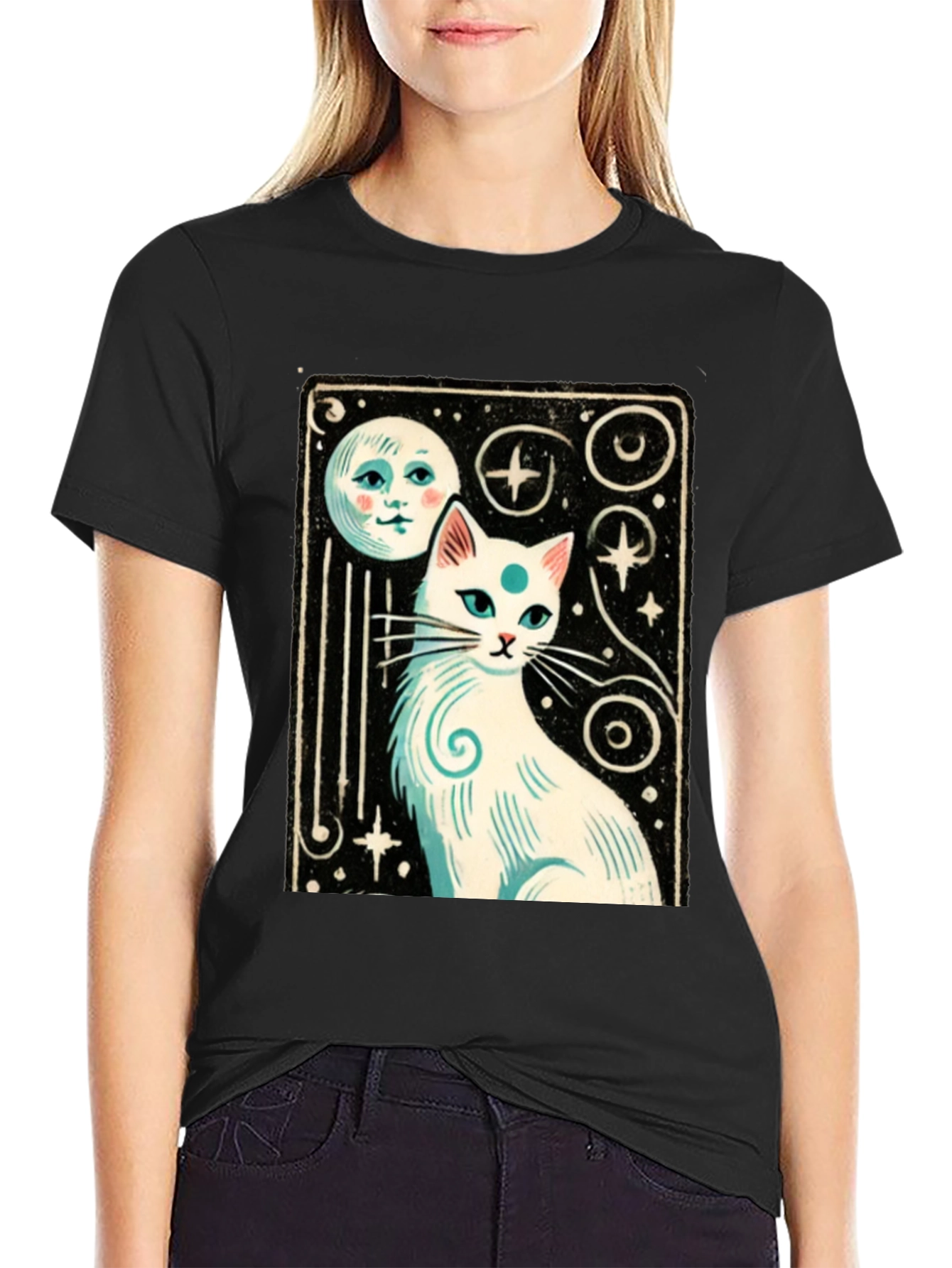 Mystic Cat Tarot T-Shirt