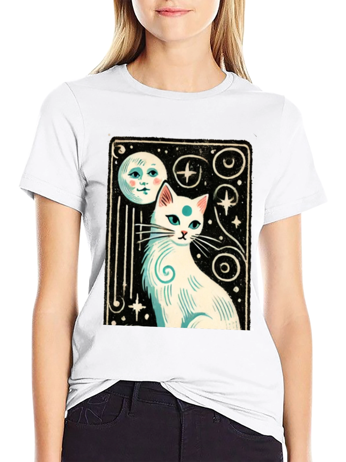Mystic Cat Tarot T-Shirt