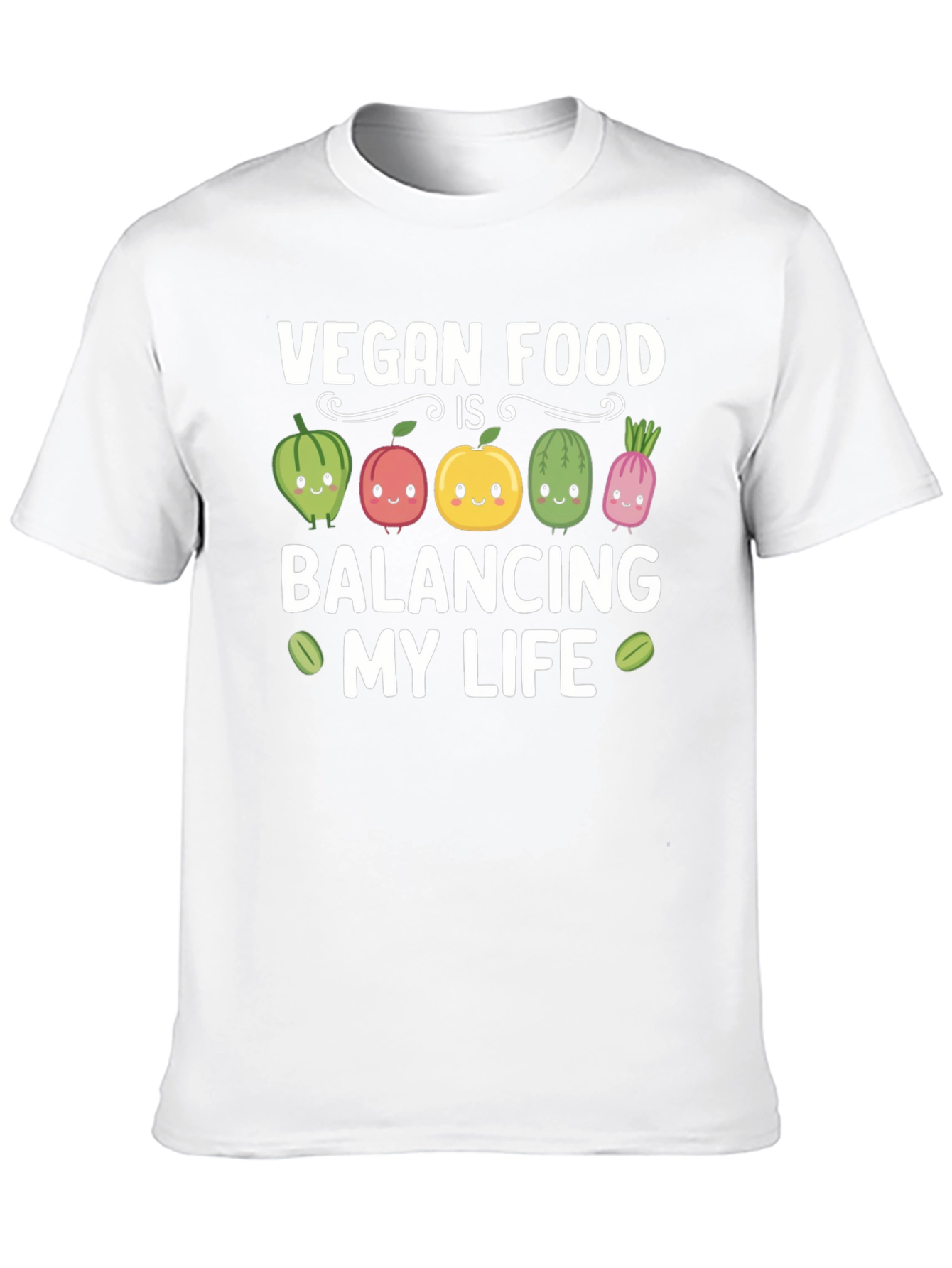 Vegan Food Balancing My Life T-Shirt