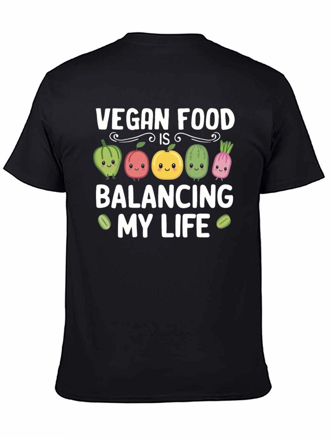 Vegan Food Balancing My Life T-Shirt