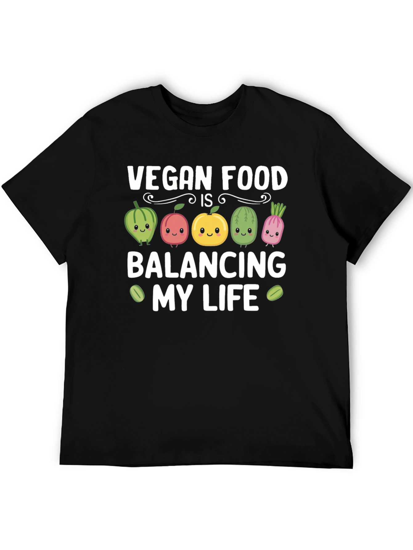Vegan Food Balancing My Life T-Shirt