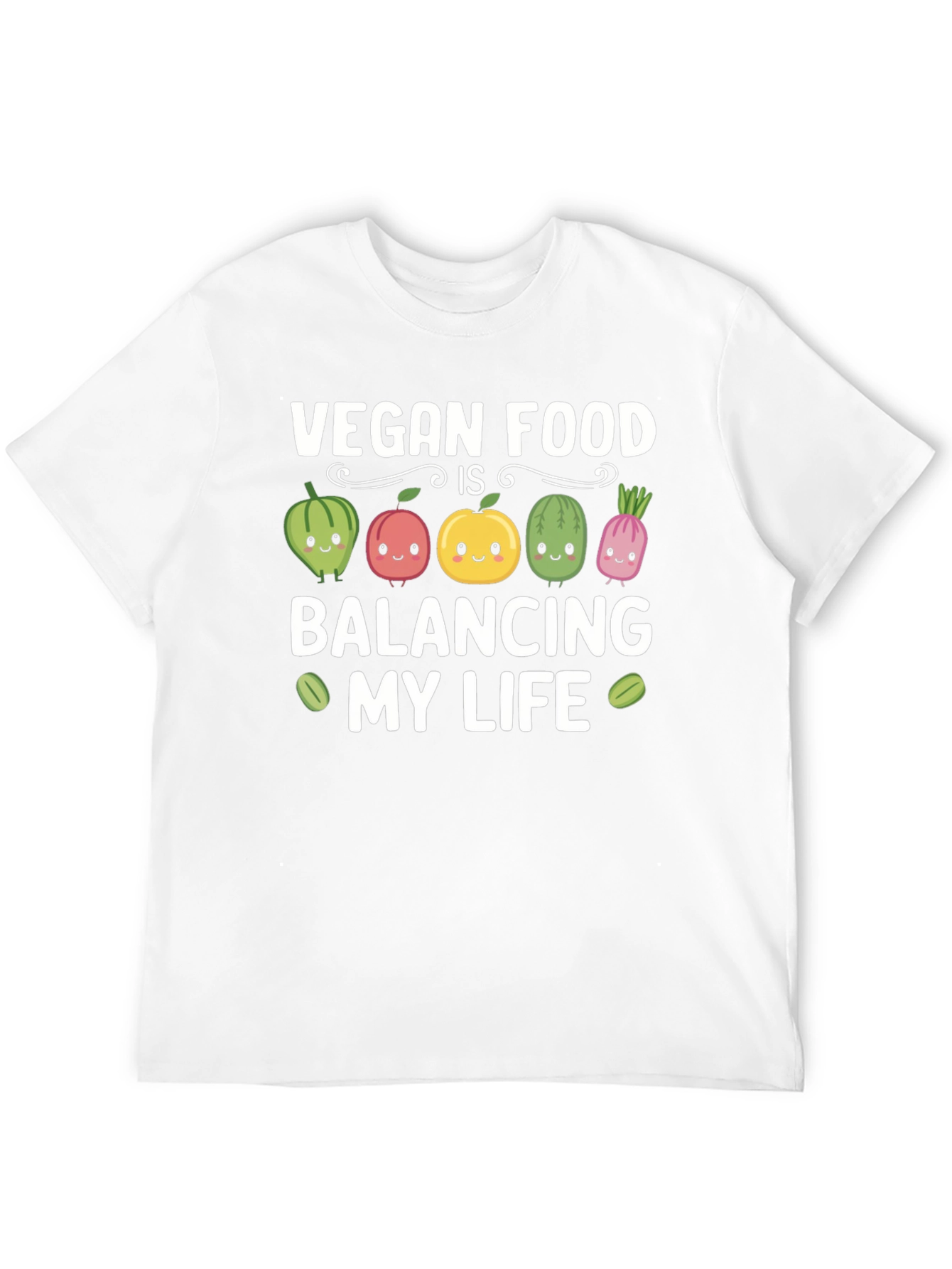 Vegan Food Balancing My Life T-Shirt