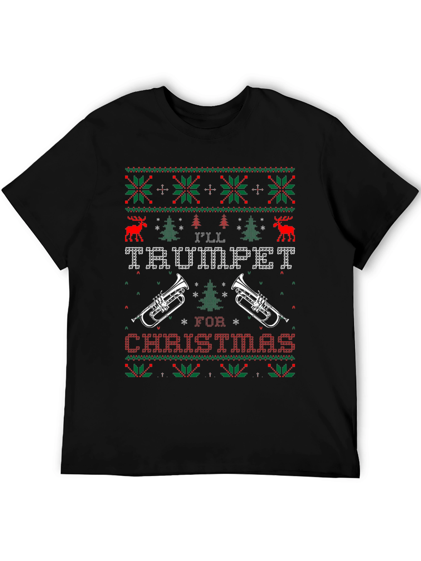 Ill Trumpet for Christmas Graphic Tee