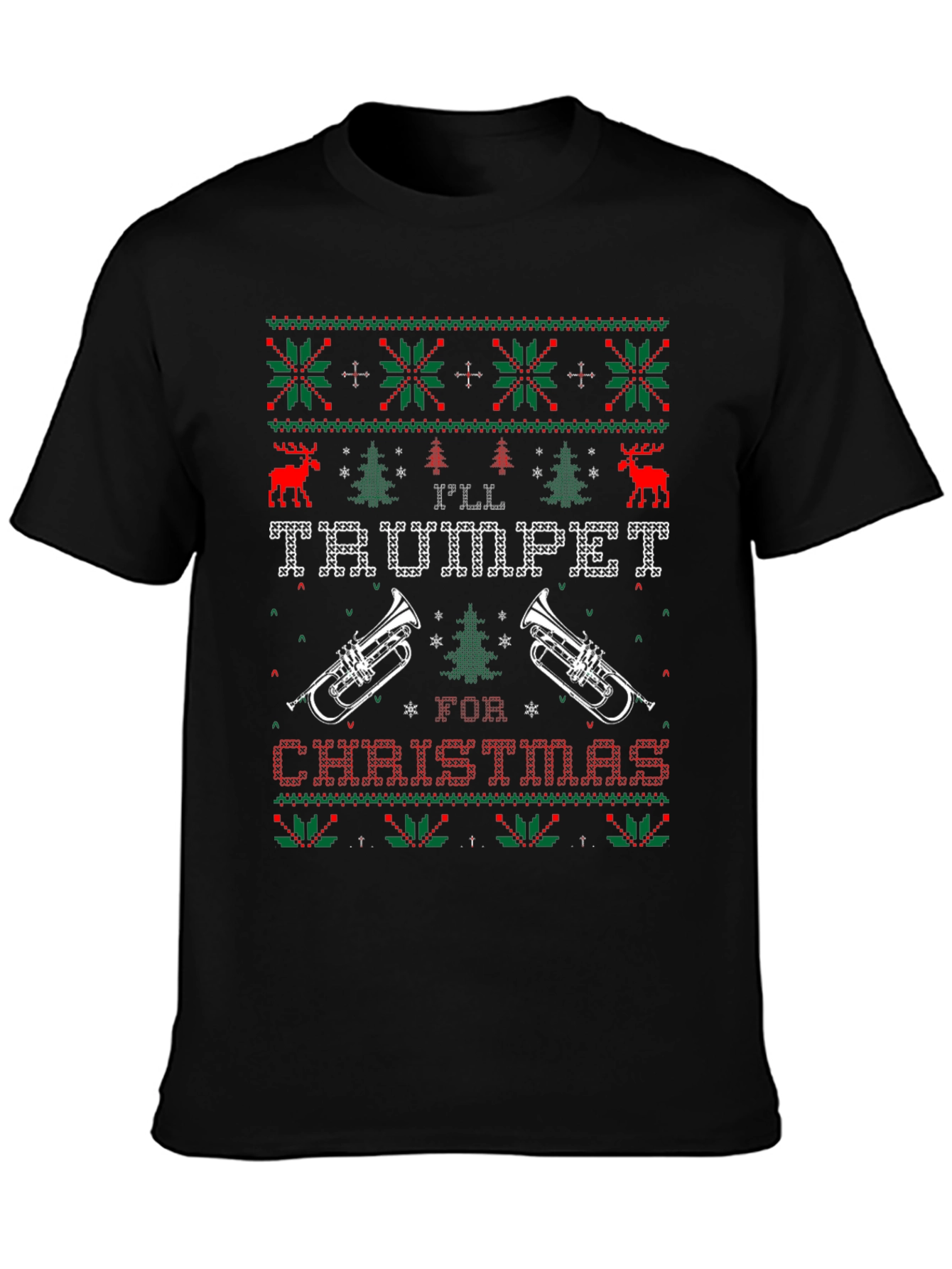 Ill Trumpet for Christmas Graphic Tee