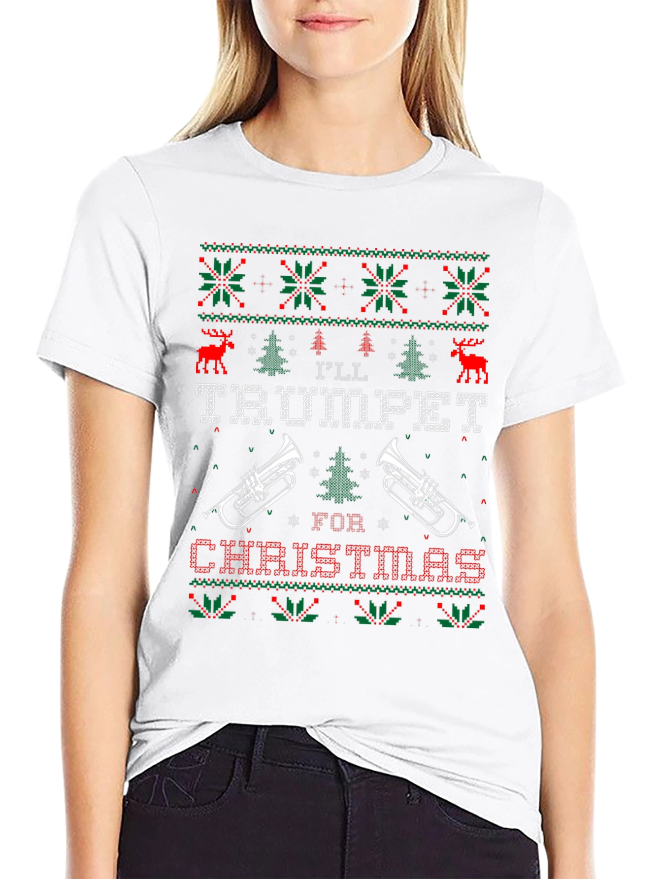 Ill Trumpet for Christmas Graphic Tee