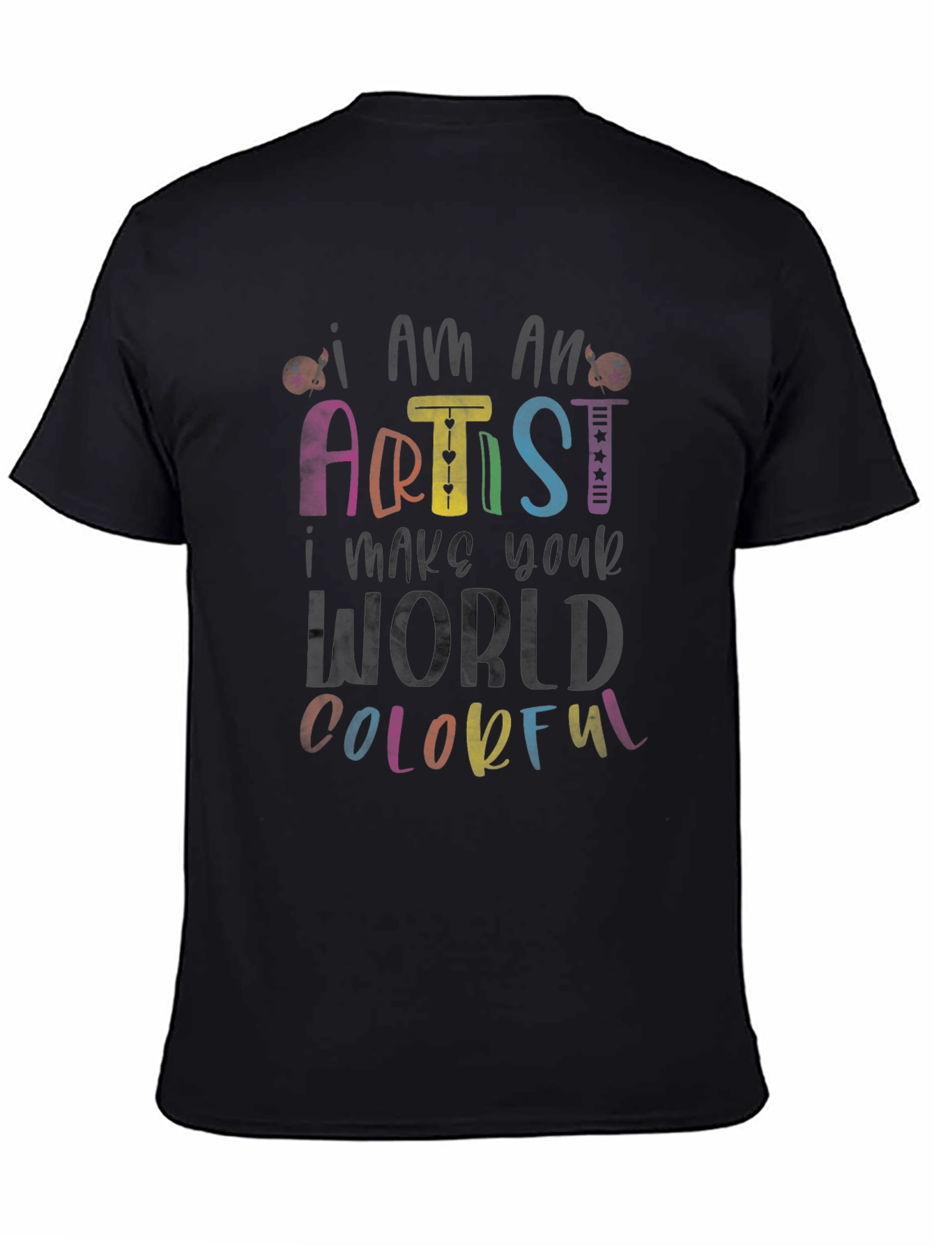 Colorful Artist Graphic T-Shirt