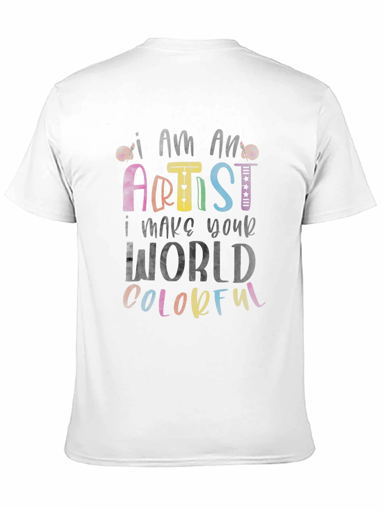 Colorful Artist Graphic T-Shirt