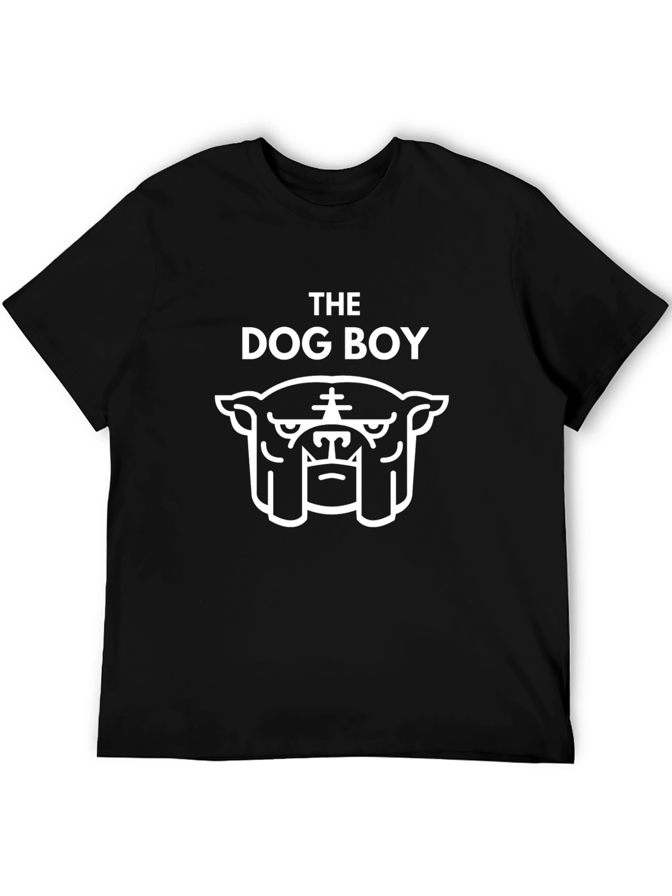 The Dog Boy Graphic Tee - Black Cotton T-Shirt